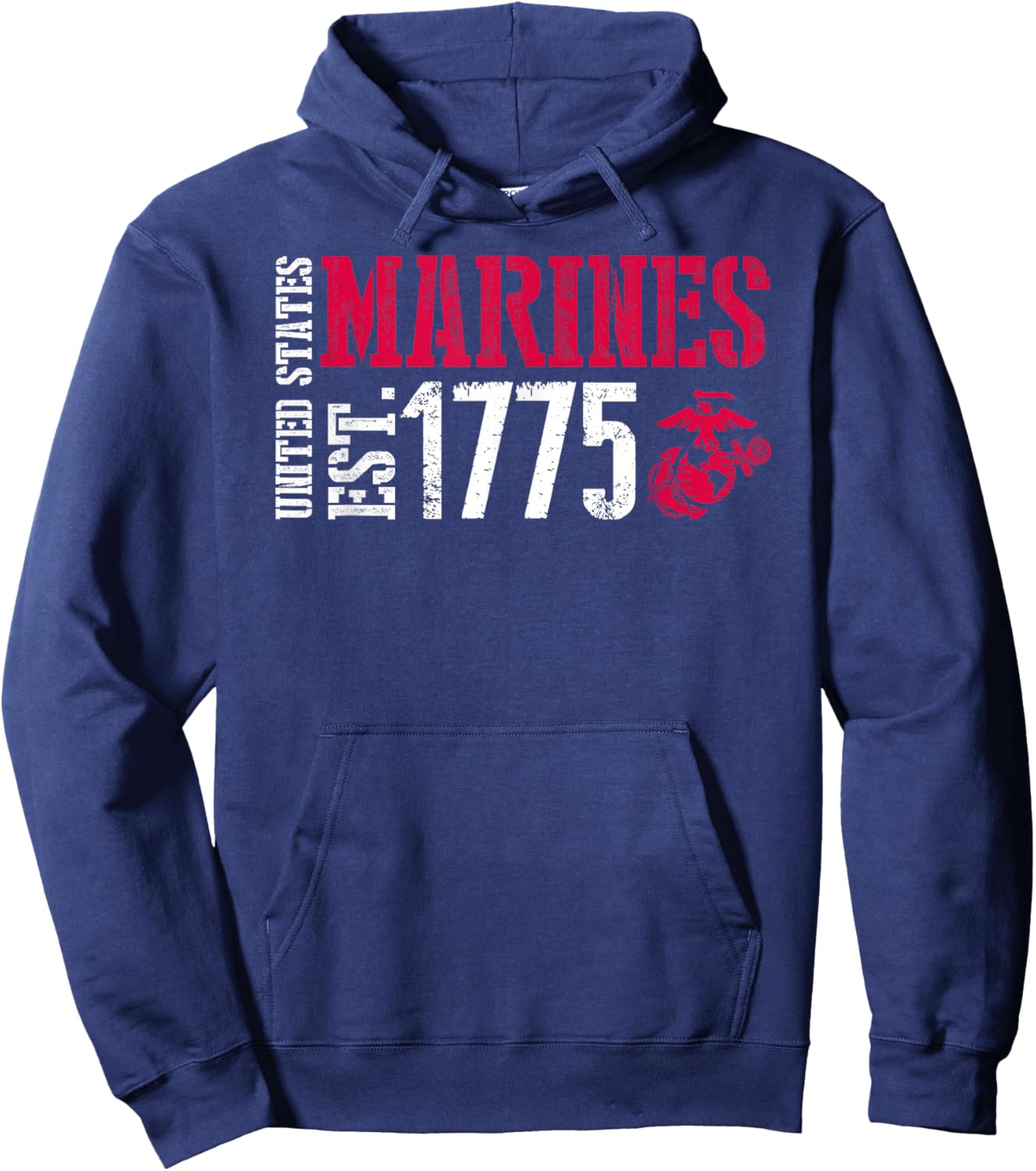 United States Marines Est. 1775 Hoodie - Hoodie | Navy