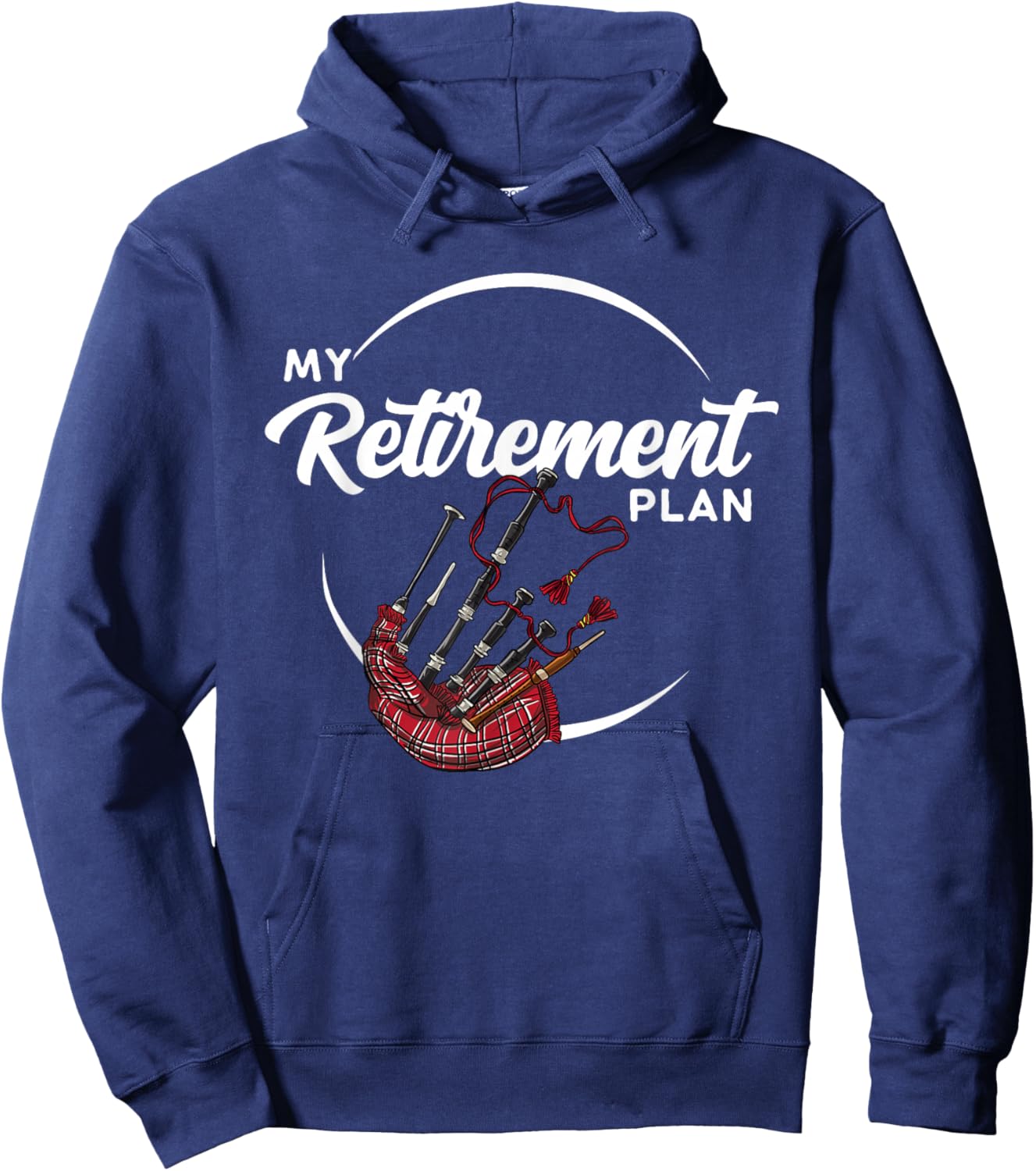 Funny Bagpipe Gift Whistler Hoodie - Hoodie | Navy