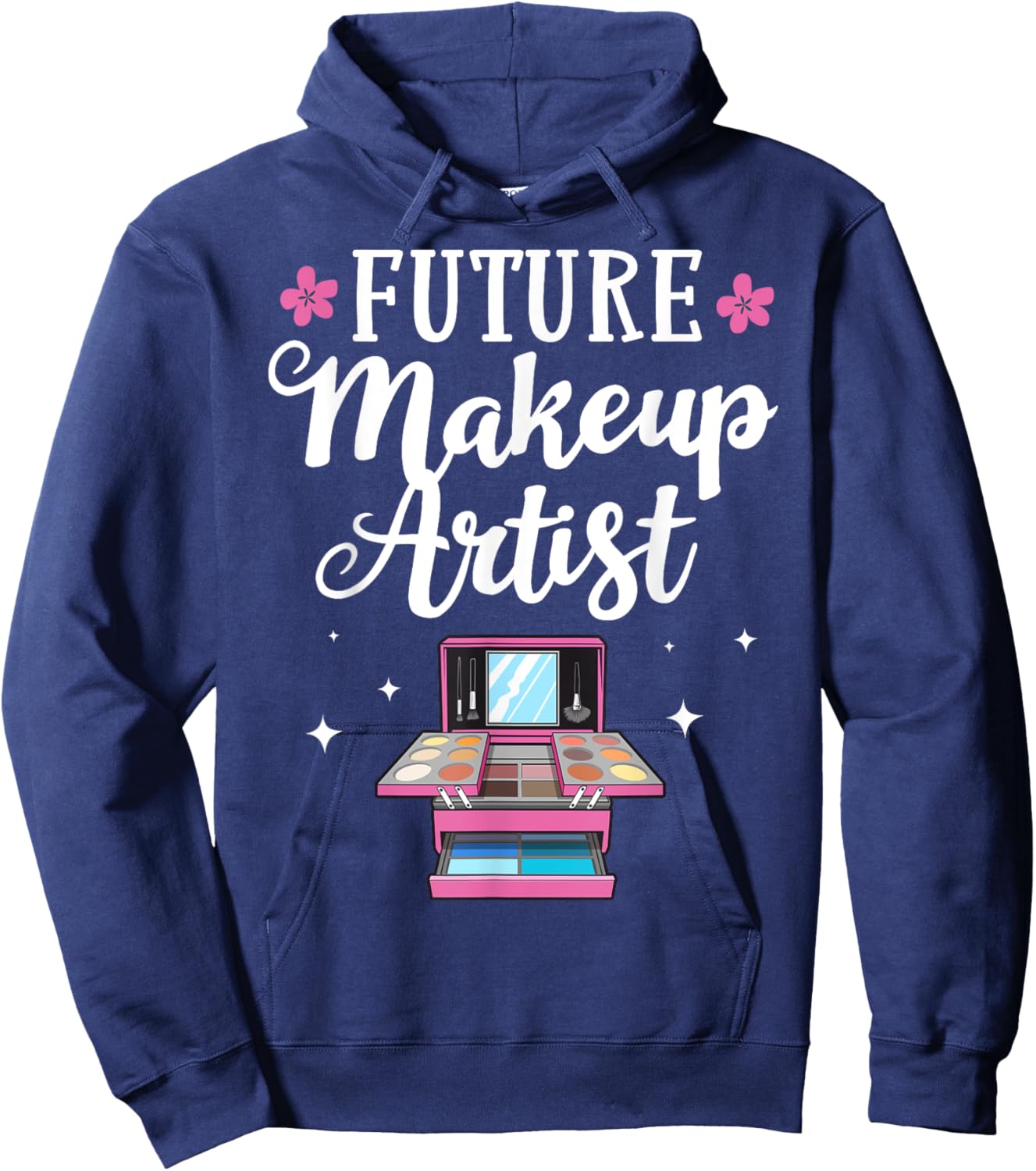 Funny Makeup Artist Designs Girls Cosmetologists Hoodie - Hoodie | Navy