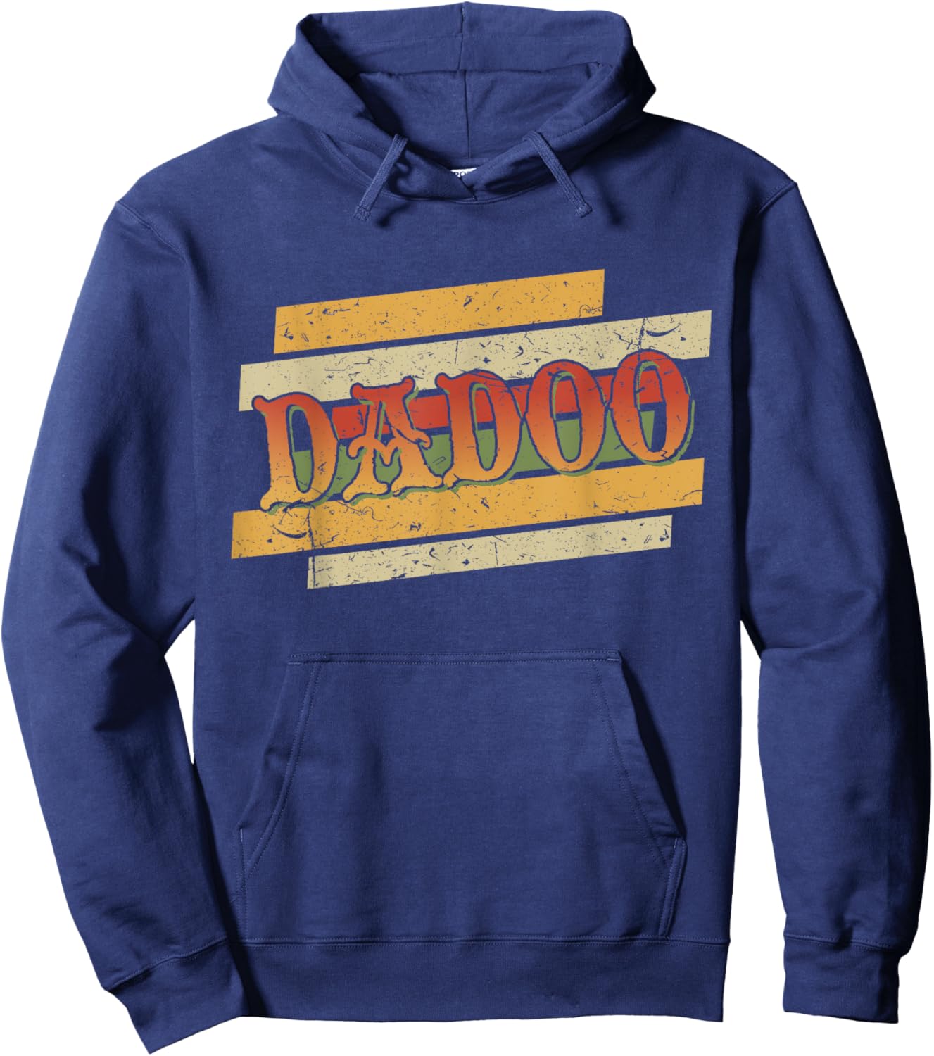 Funny DADOO Retro Vintage Stepdad Stepfather Hoodie - Hoodie | Navy