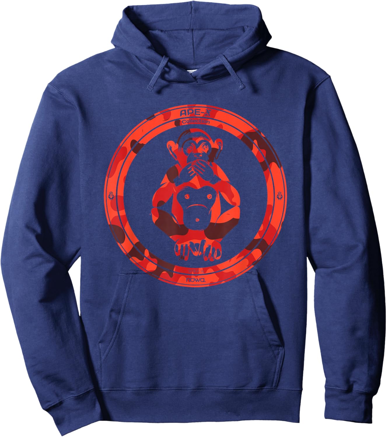 MILITARY CAMOUFLAGE APE-X COLLECTION SAY NOTHING VII of VII Hoodie - Hoodie | Navy