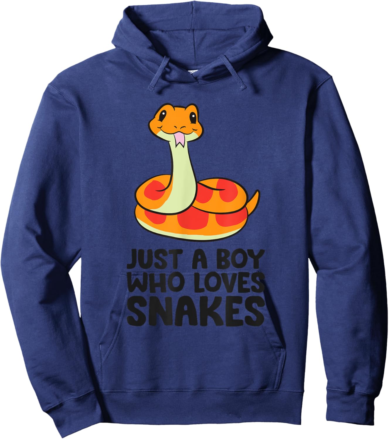 Just a Boy Who Loves Snakes Hoodie - Hoodie | Navy
