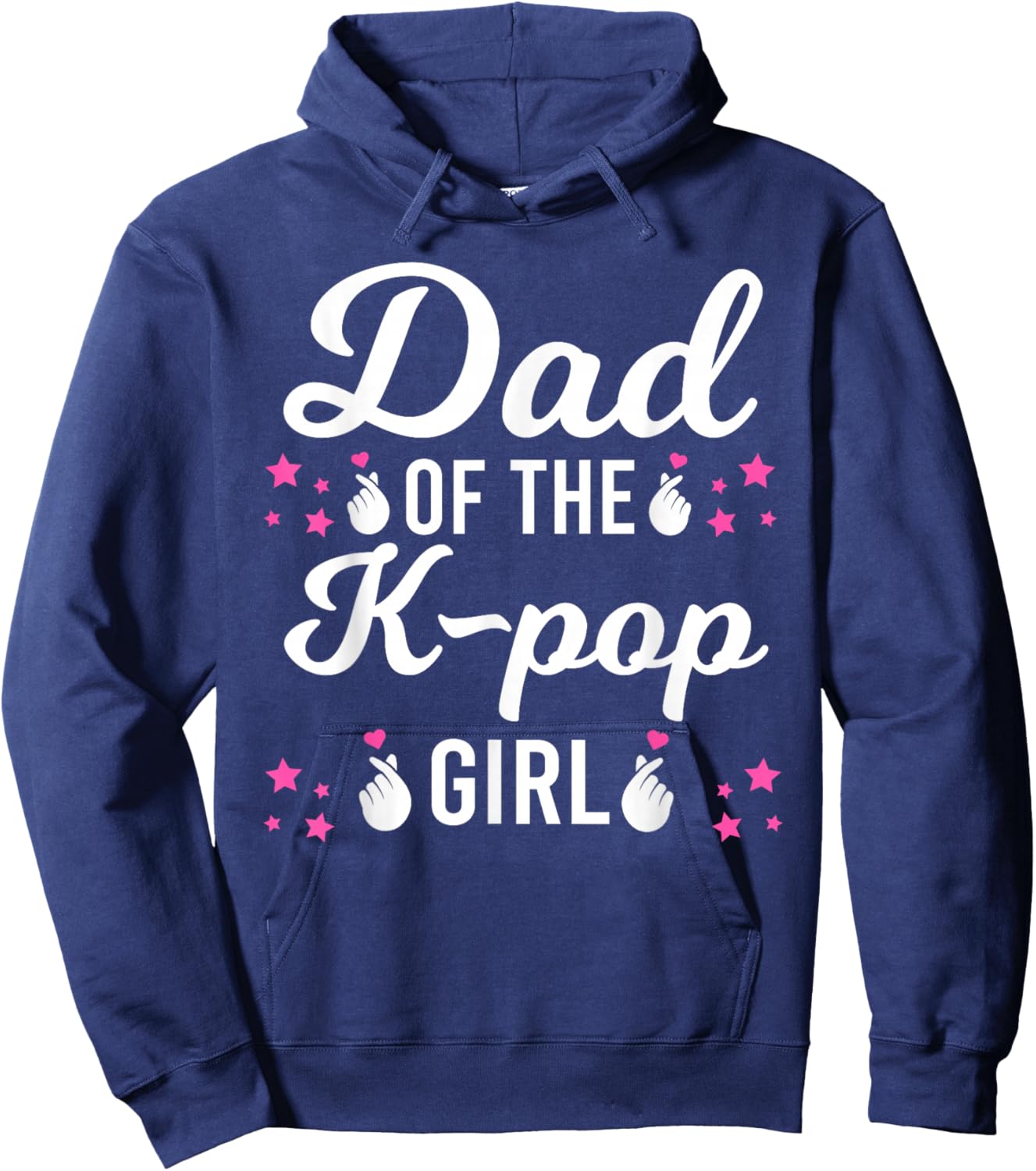 Dad the K-Pop Girl K-pop Girl Hoodie - Hoodie | Navy