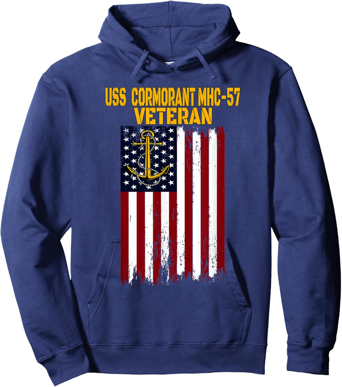 USS Cormorant MHC-57 Coastal Minehunters Veterans Day Hoodie - Hoodie | Navy