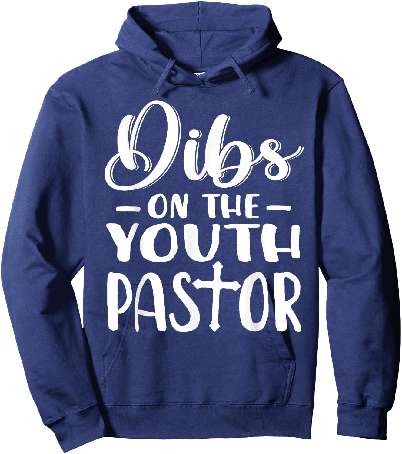 Pastor Costume Pastor Appreciation Dibs On The Youth Pastor Hoodie - Hoodie | Navy