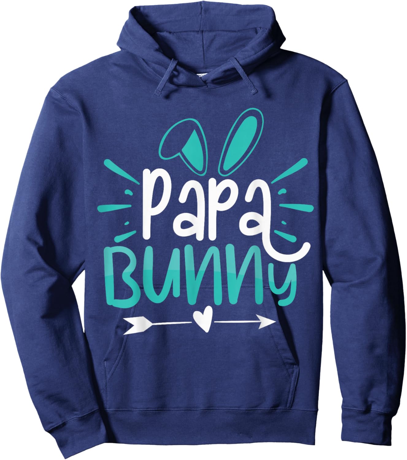 Papa Bunny Hoodie - Hoodie | Navy