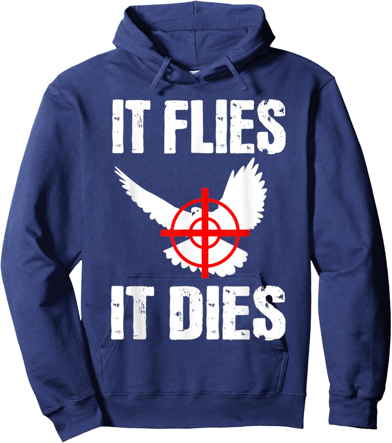Dove Hunting Pigeon Bird Hunter Huntress Hoodie - Hoodie | Navy