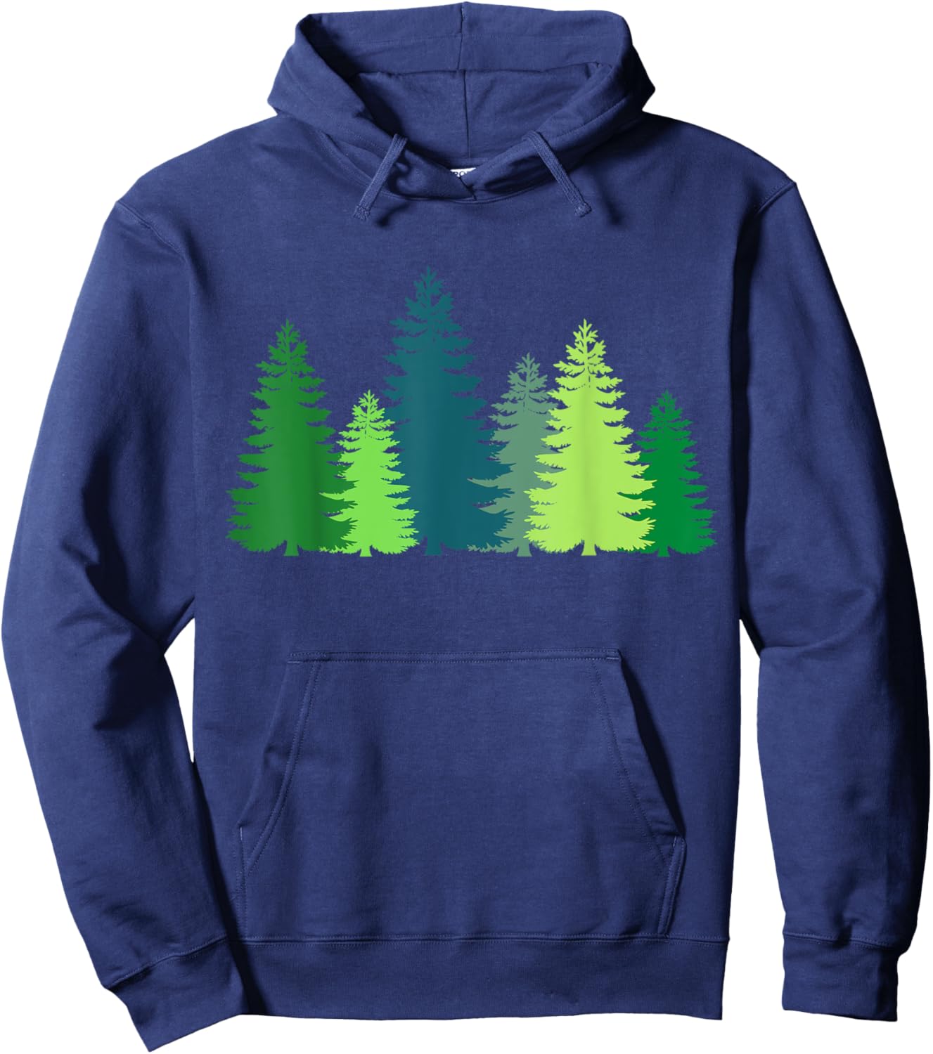 Tree Trees Pine Trees Forest Woods Up North Pines Mountains Hoodie - Hoodie | Navy