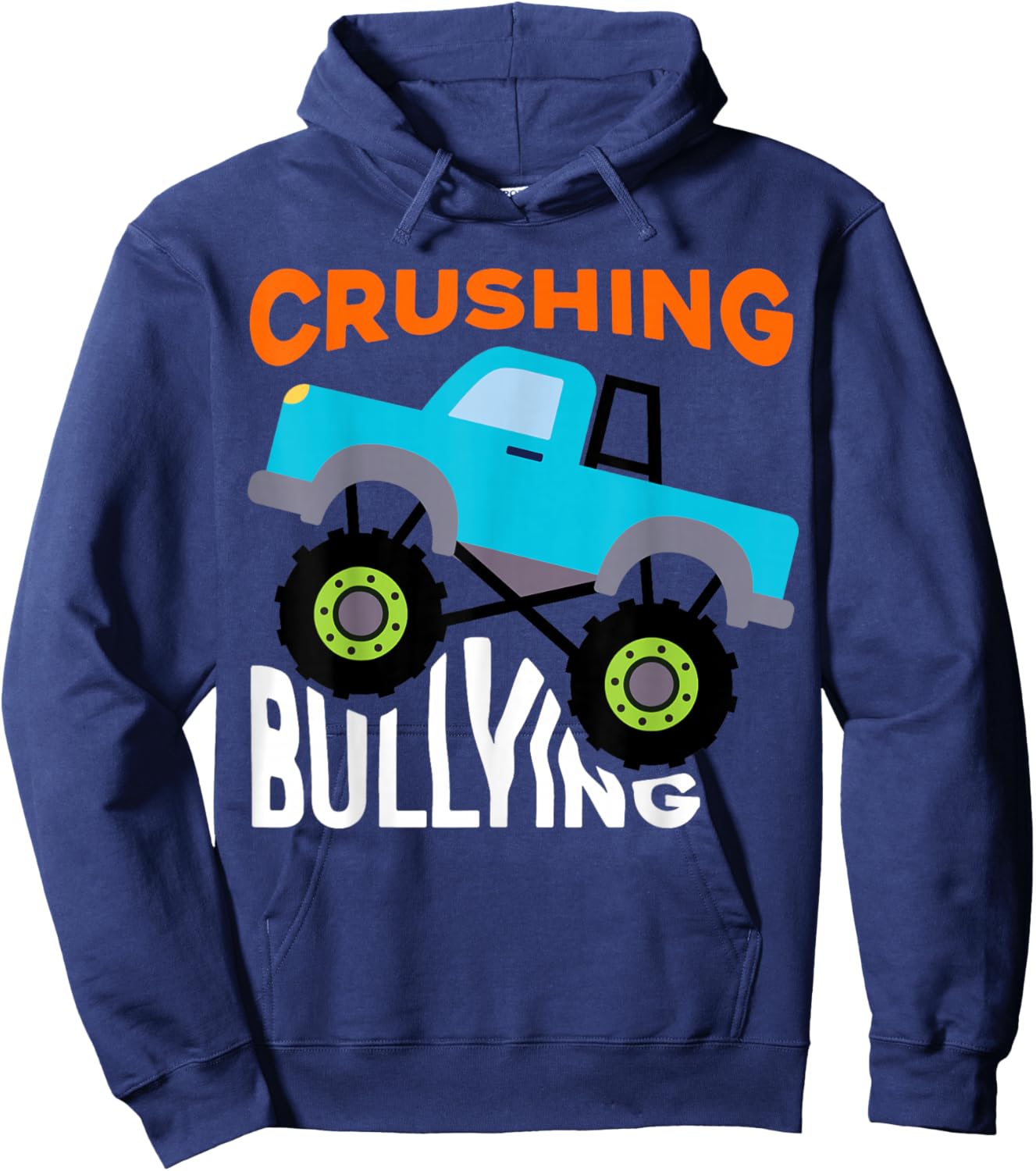 Boys Blue Anti Bullying Be A Friend Not A Bully Prevention Hoodie - Hoodie | Navy
