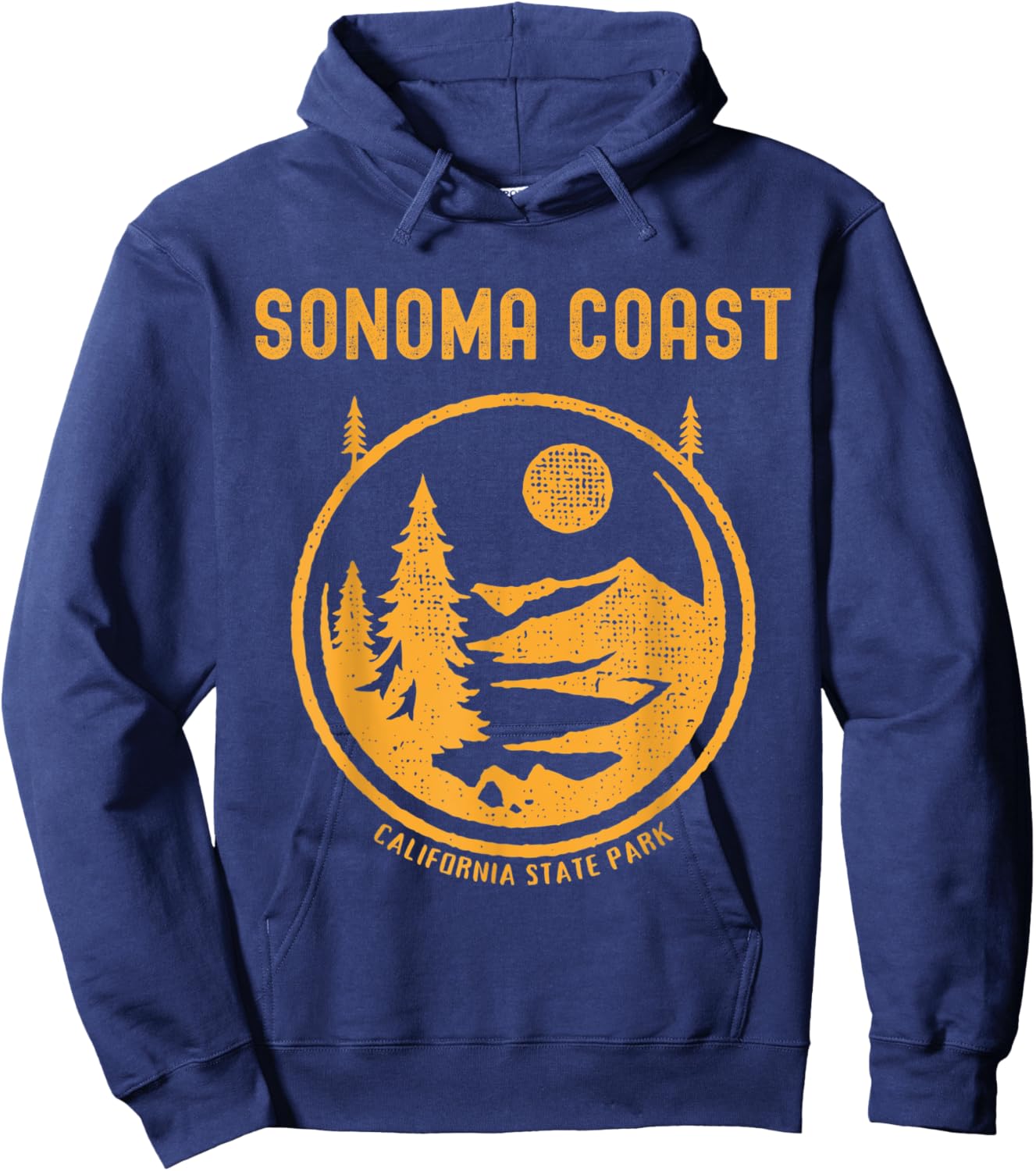 Sonoma Coast California State Park Hoodie - Hoodie | Navy