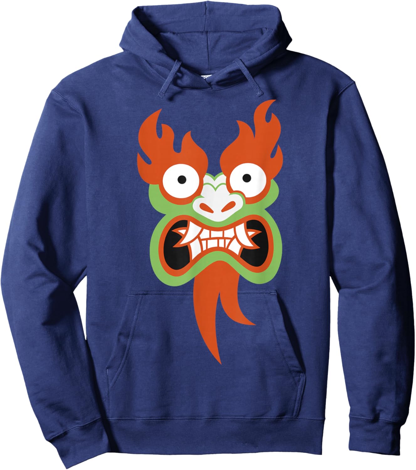 Samurai Jack Aku Big Face Hoodie - Hoodie | Navy