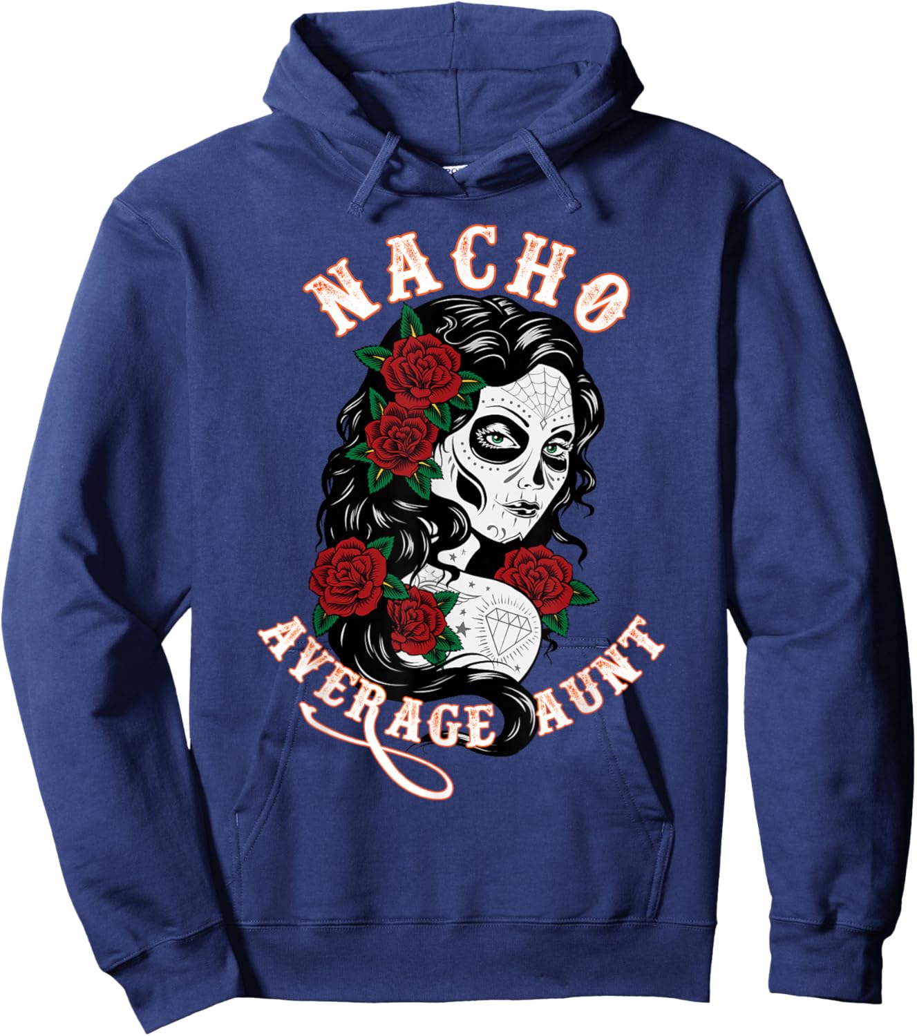 Funny Family Nacho Average Aunt Hoodie - Hoodie | Navy