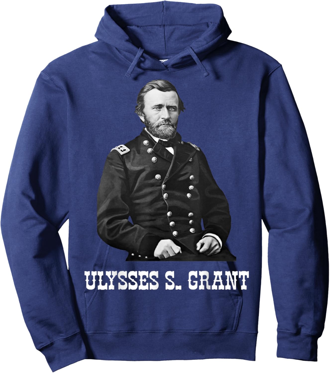 Ulysses Grant American Civil War History Hoodie - Hoodie | Navy