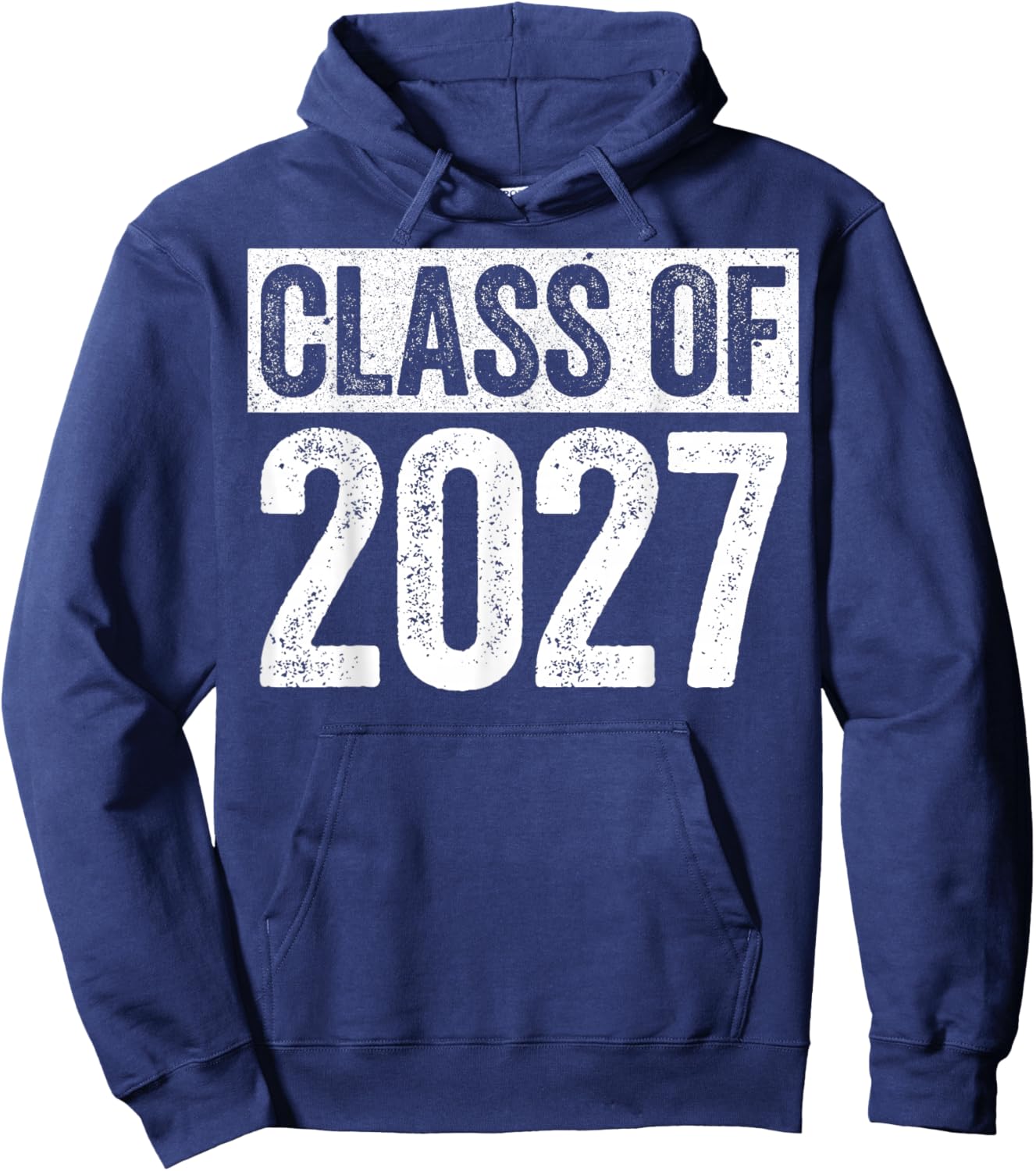 Class of 2027 Shirt Senior 2027 Graduation Hoodie - Hoodie | Navy
