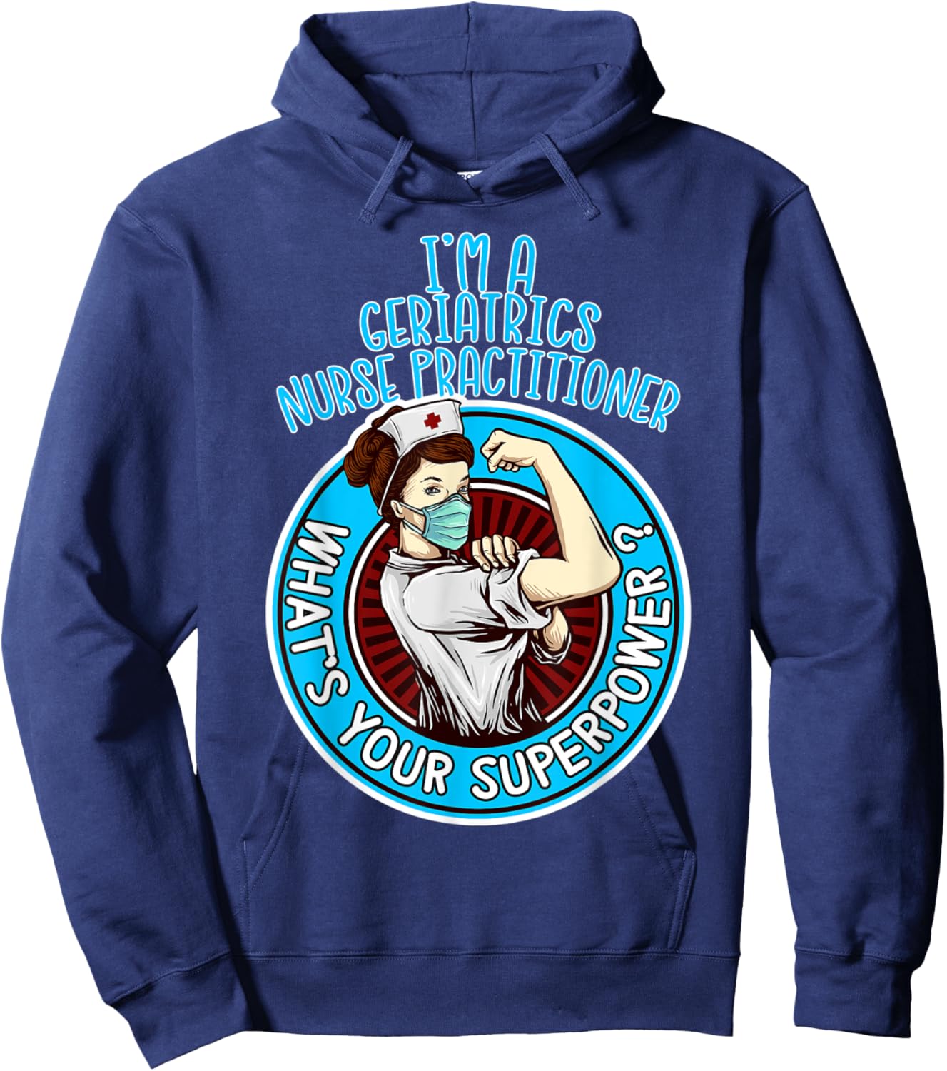 Geriatrics Nurse Practitioner Shirt Apparel Hoodie - Hoodie | Navy