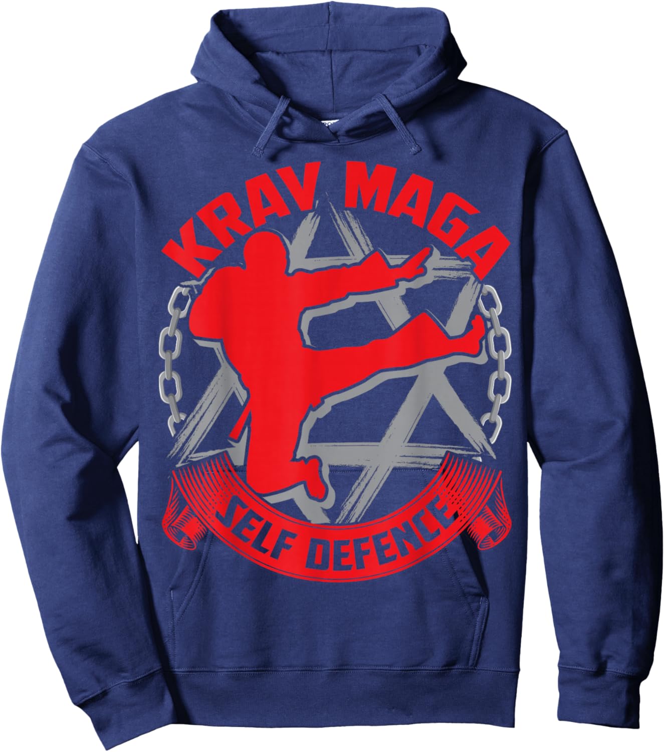 Krav MAGA Sport Isreali Sportswear Fight Self-Defence Hoodie - Hoodie | Navy