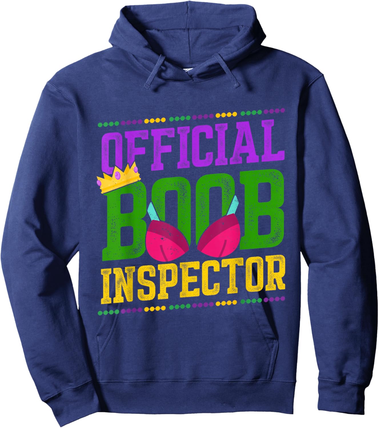 Official Boob Inspector Hoodie - Hoodie | Navy
