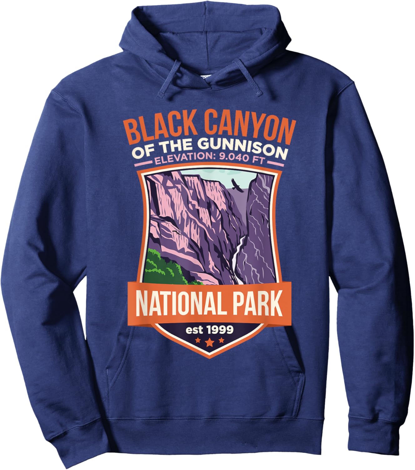 Black Canyon of the Gunnison National Park US Colorado Hoodie - Hoodie | Navy