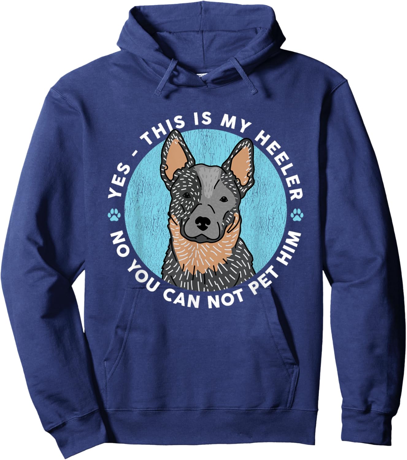 Australian Cattle Dog Heeler | This Is My Heeler Men Women Hoodie - Hoodie | Navy