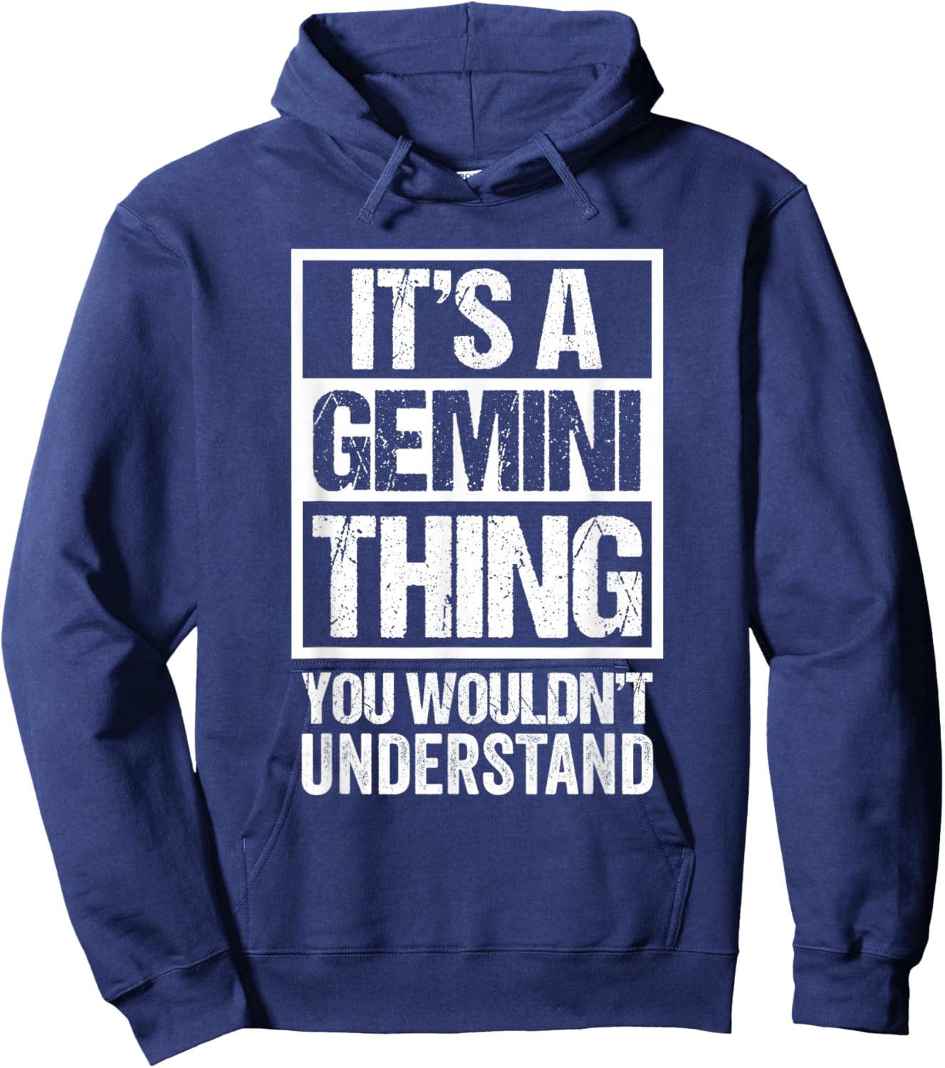 A Gemini Thing You Wouldn't Understand Astrology Zodiac Hoodie - Hoodie | Navy