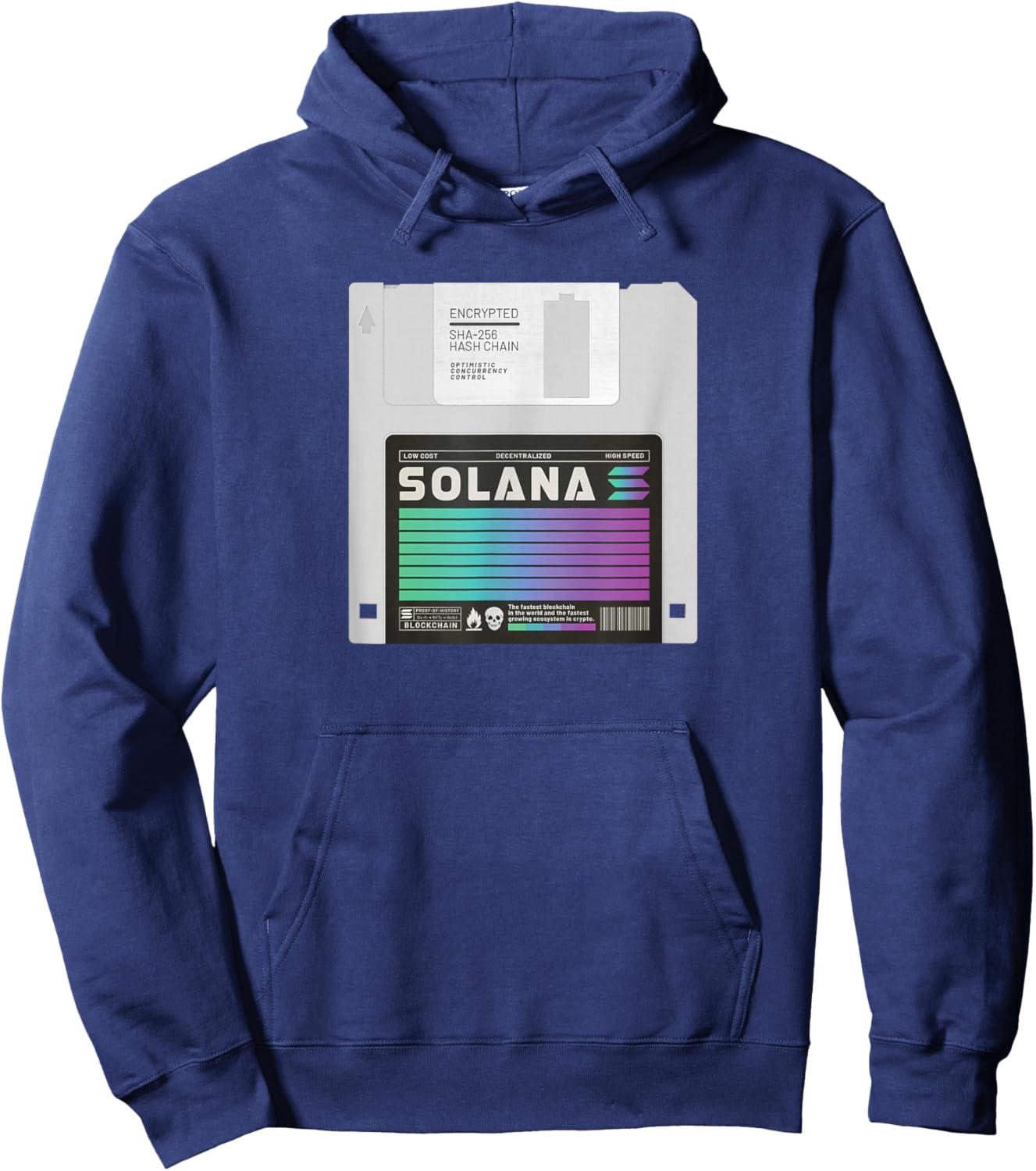 Solana Crypto - SOL Token - Cryptocurrency Hoodie - Hoodie | Navy