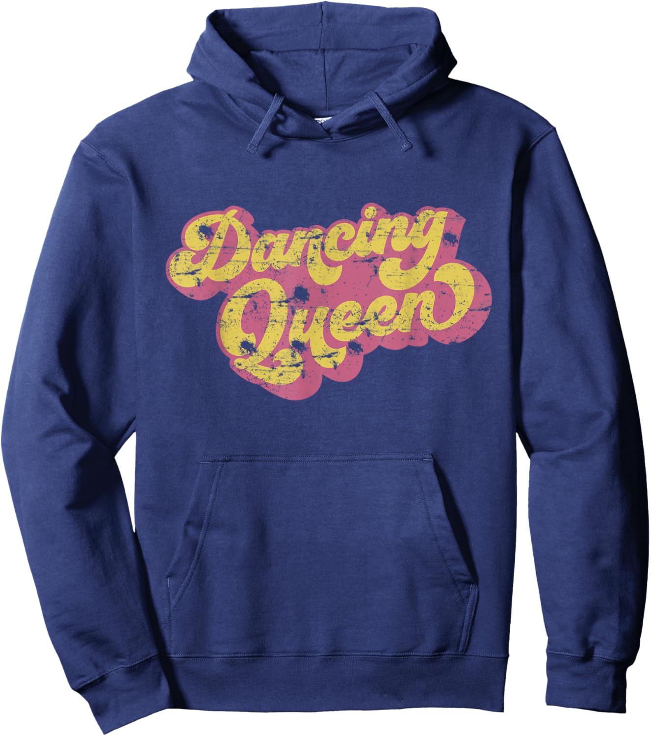 Dancing Queen Shirt Vintage Dancing 70s Hoodie - Hoodie | Navy