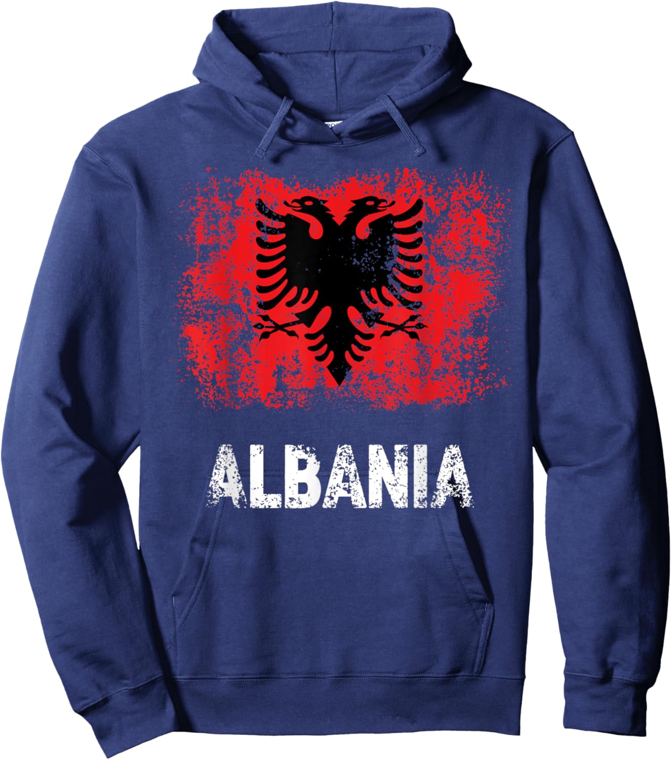 Albanian Patriot Albania Independence Day Albanian Flag Kids Men Hoodie - Hoodie | Navy