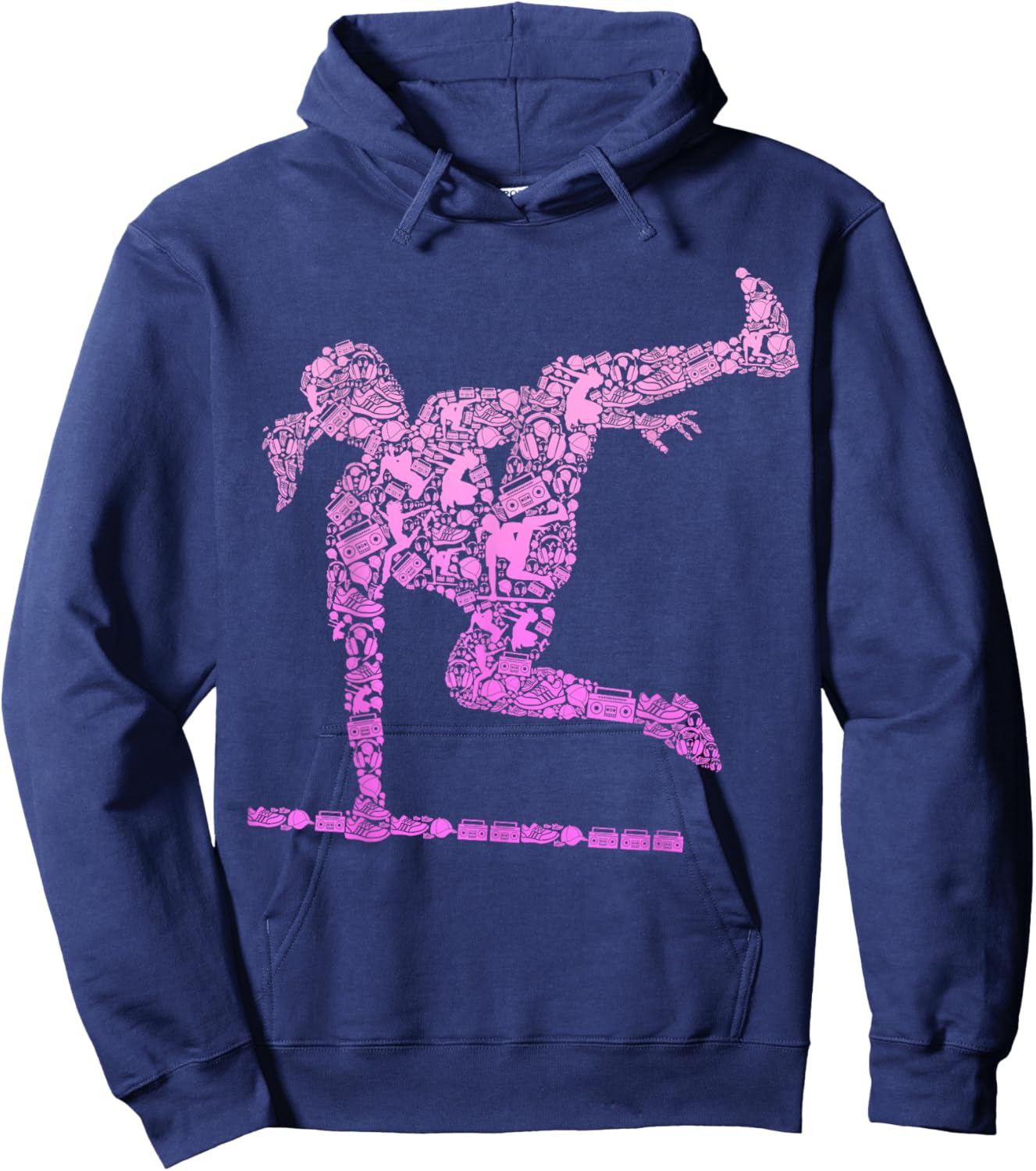 Parkour Girl Freerunner Freerunning Traceur Kids Women Girls Hoodie - Hoodie | Navy