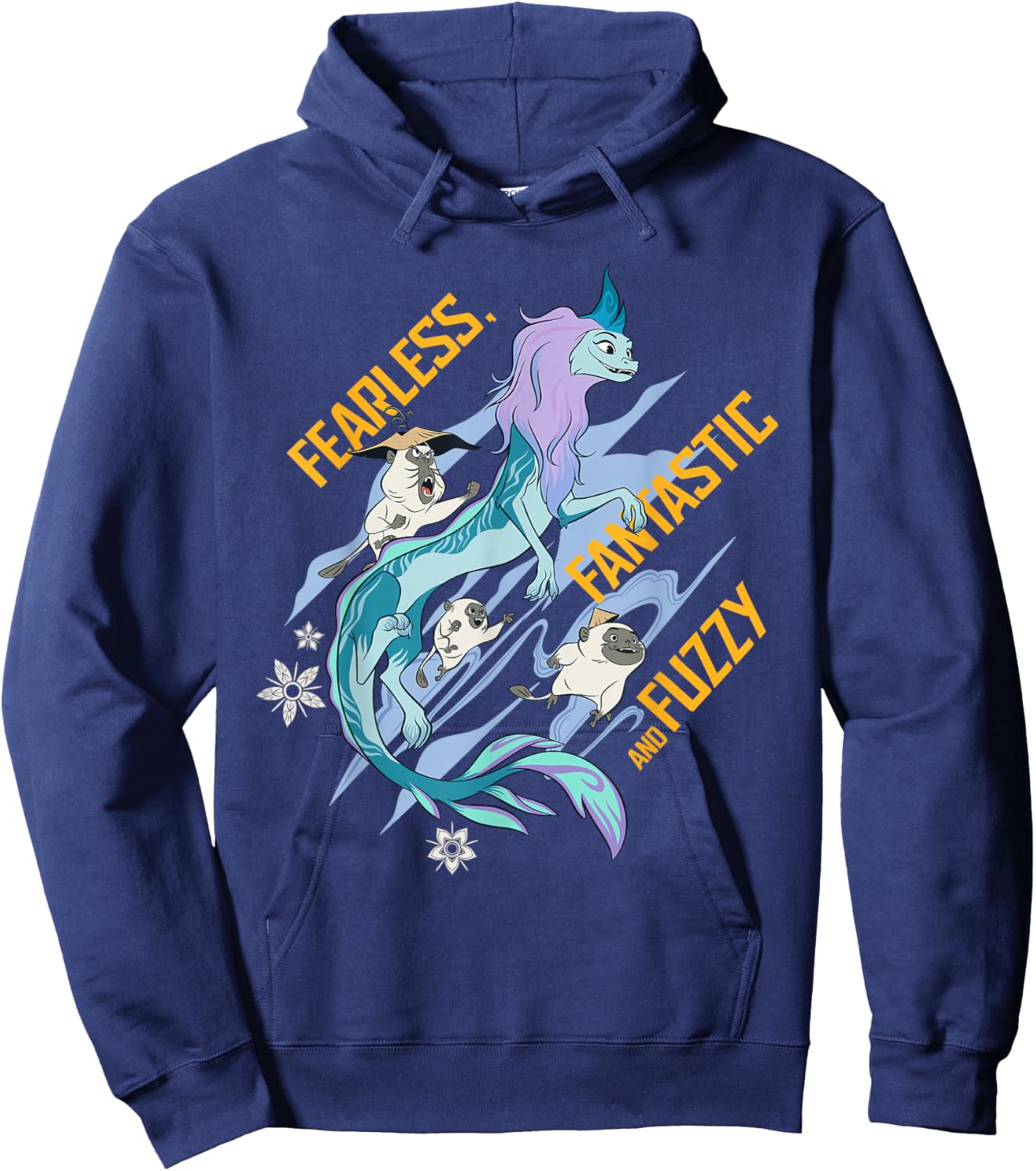 Disney Raya and the Last Dragon Fearless Fantastic Fuzzy Hoodie - Hoodie | Navy