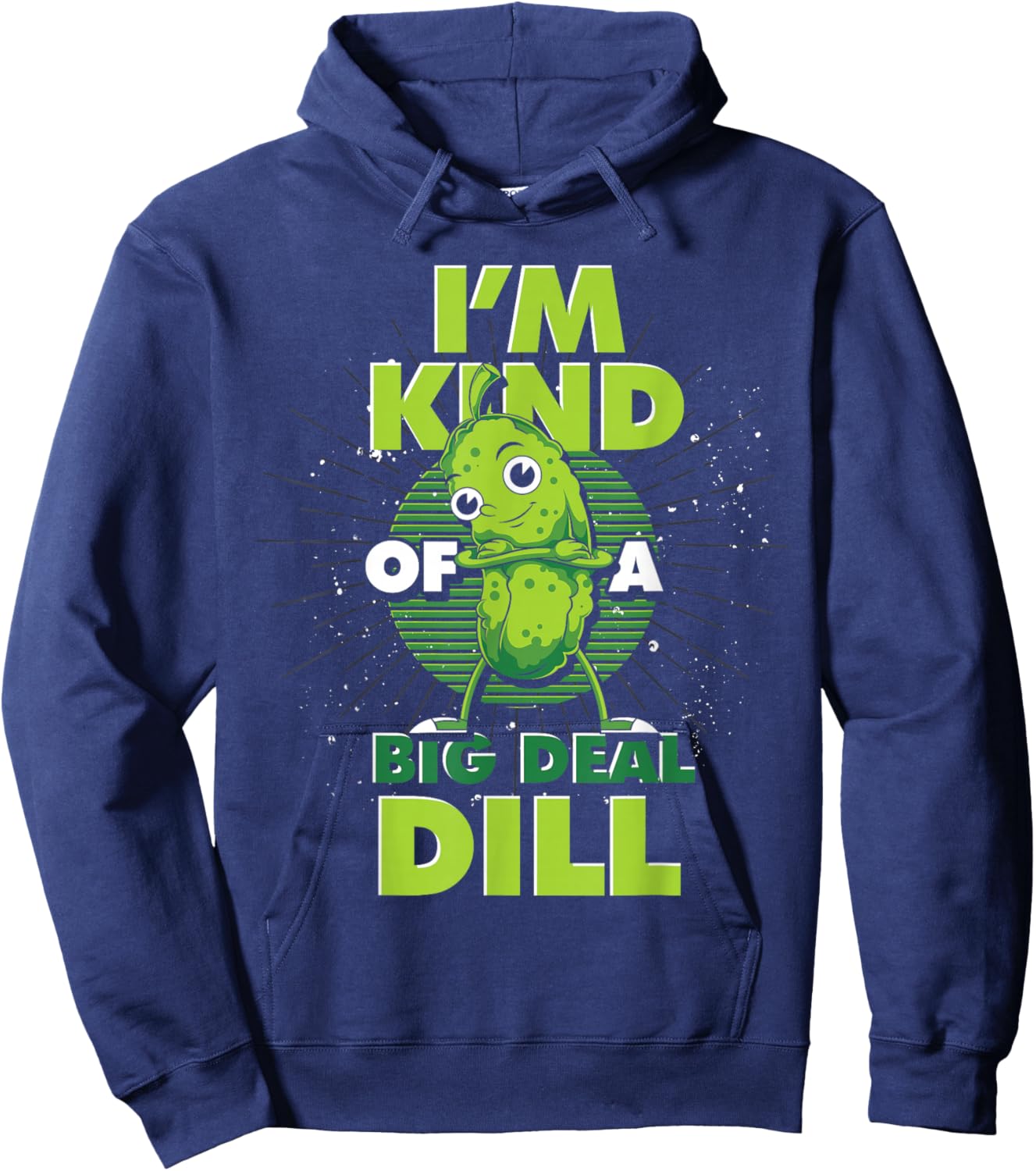 Cucumber Lovers Dill Cucumber Vegetables Pickle Funny Cucumber Hoodie - Hoodie | Navy