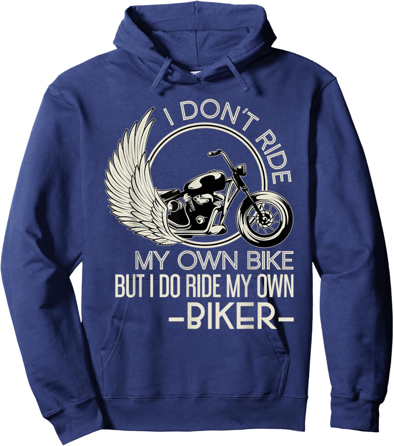 Motorcyclist Funny Motorcycle Gift Women Biker Hoodie - Hoodie | Navy