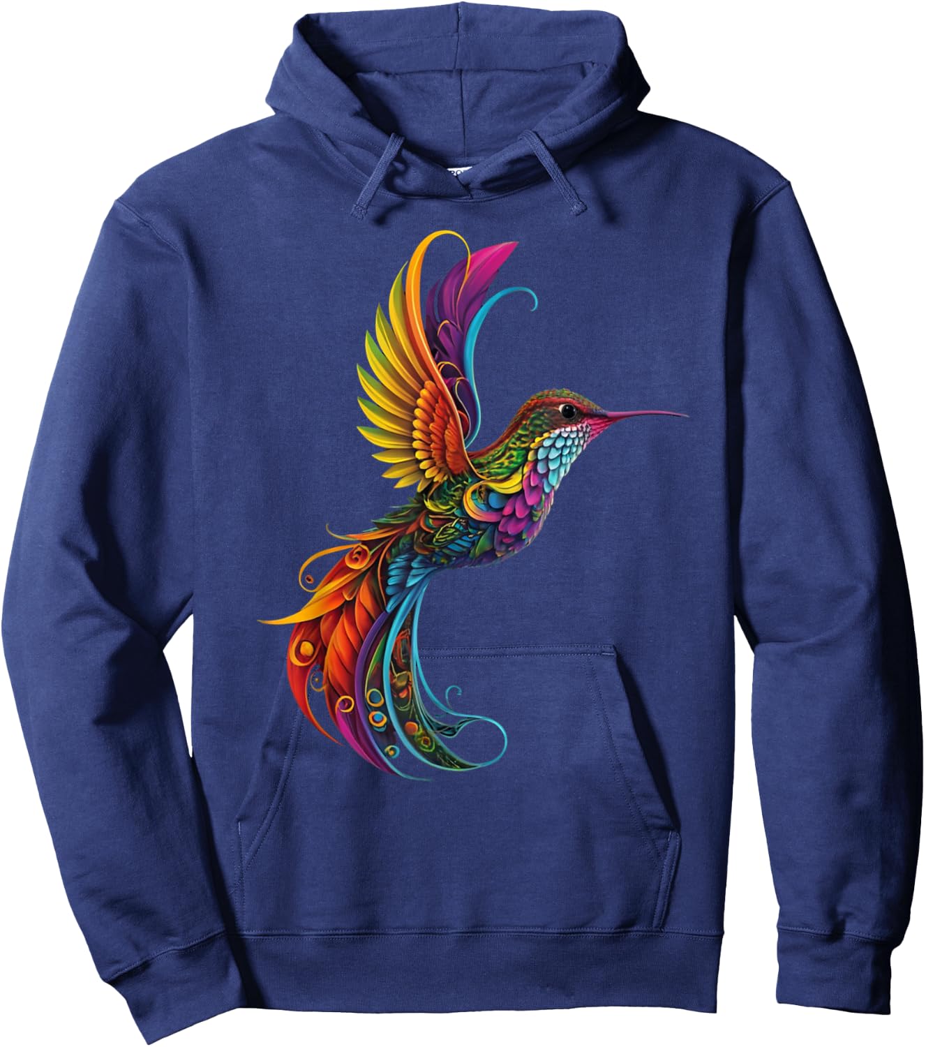 Hummingbird Native American Indian Tribal Indigenous Bird Hoodie - Hoodie | Navy