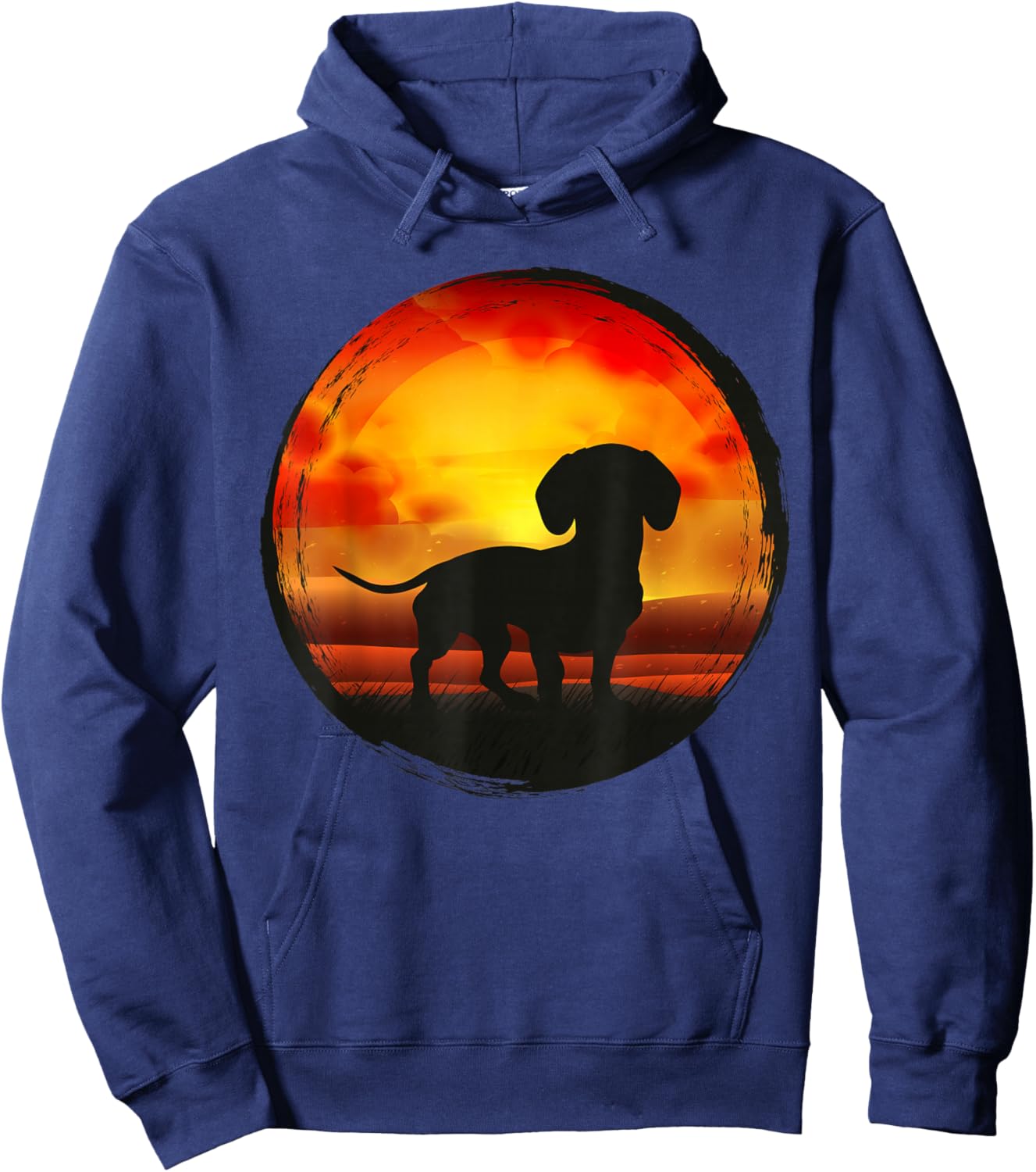 Dachshund Doxie Wiener Sausage Dog Hoodie - Hoodie | Navy