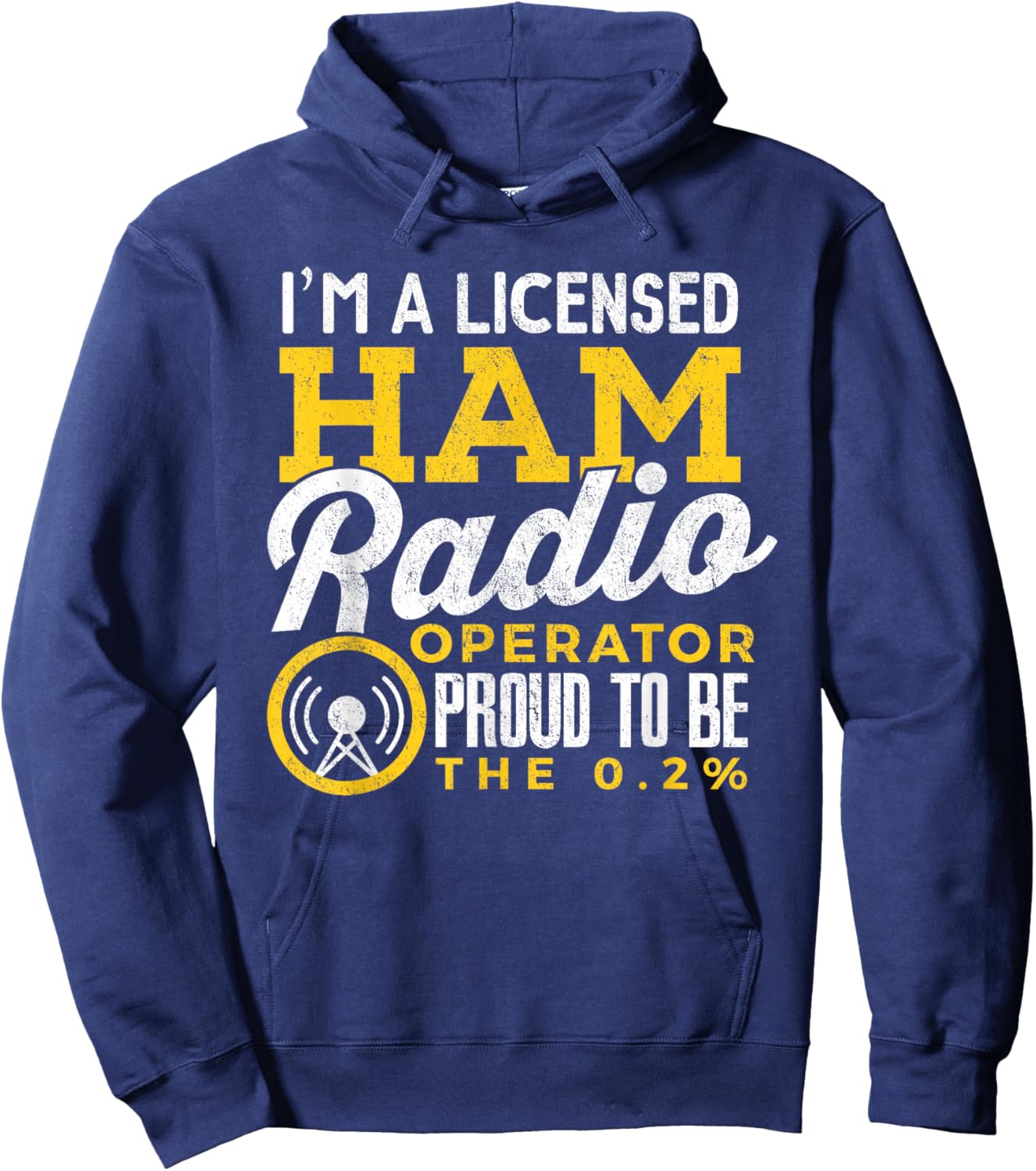 Ham Radio Shirt I'm A Licensed Ham Radio Operator Funny Hoodie - Hoodie | Navy