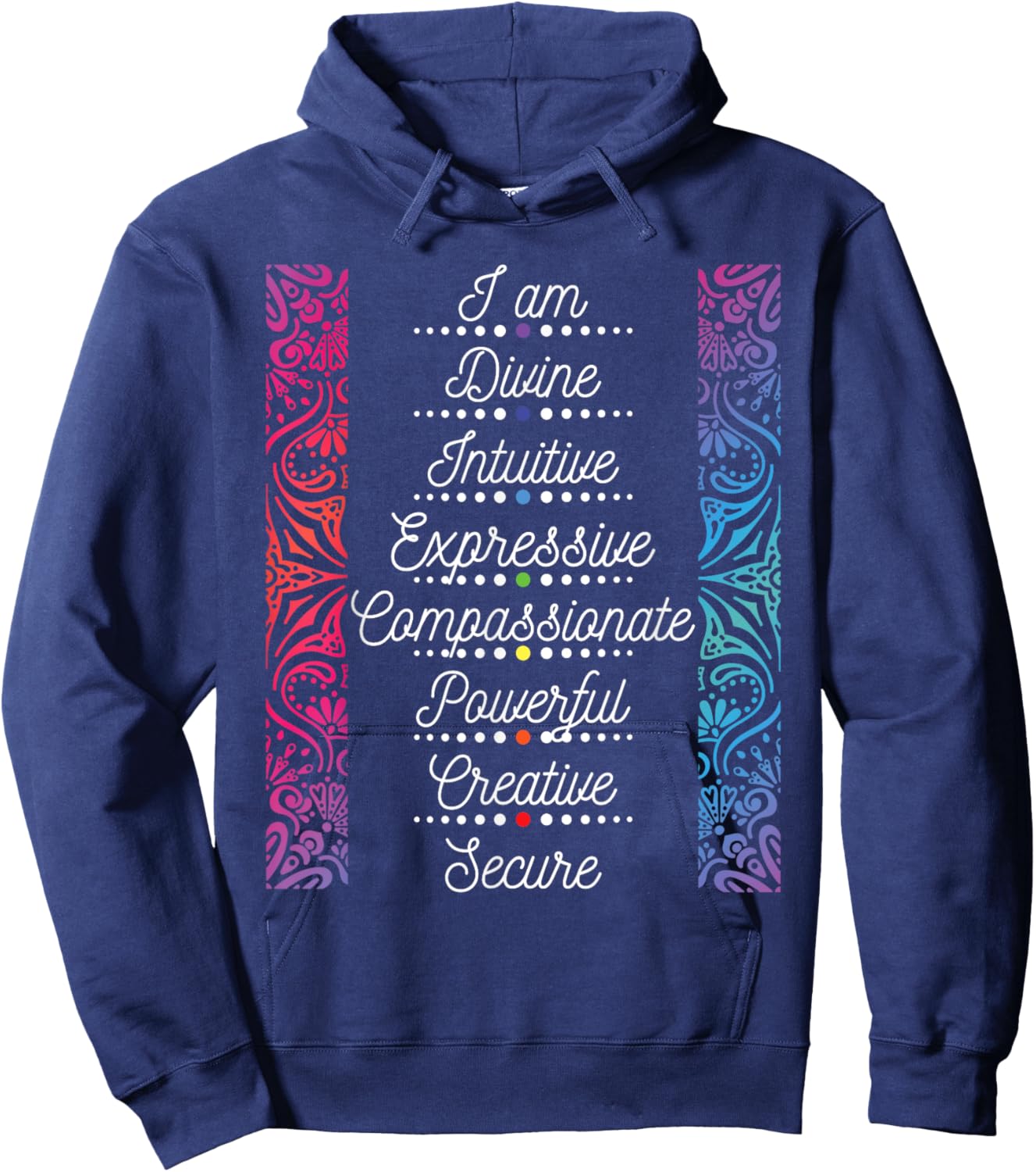 I Am Divine - Reiki Master Holistic Healer Chakra Healing Hoodie - Hoodie | Navy