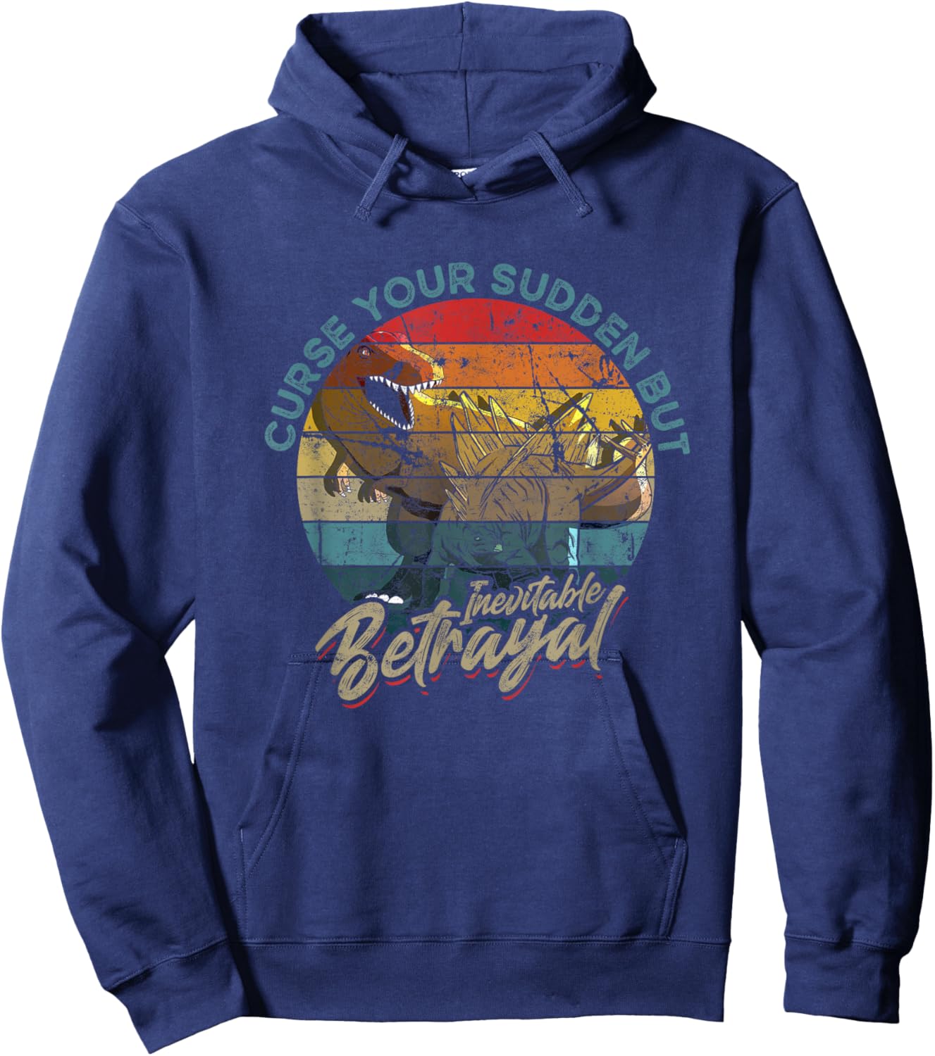 Curse Your Sudden But Inevitable Betrayal - Vintage Hoodie - Hoodie | Navy