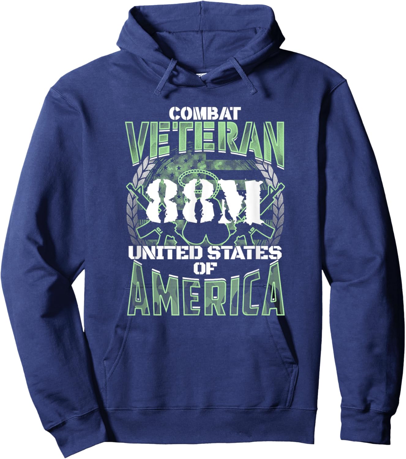 88M MOS United States Combat Veteran Hoodie - Hoodie | Navy