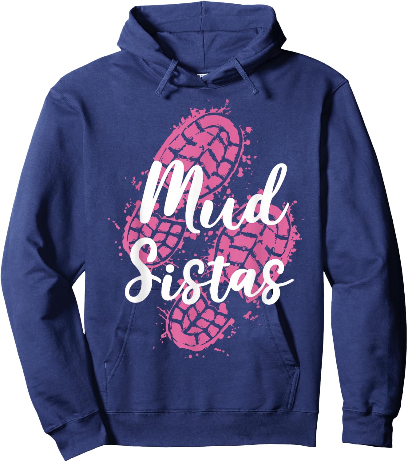 Mud Run | Mud Girl Run | Mud Running Team Hoodie - Hoodie | Navy