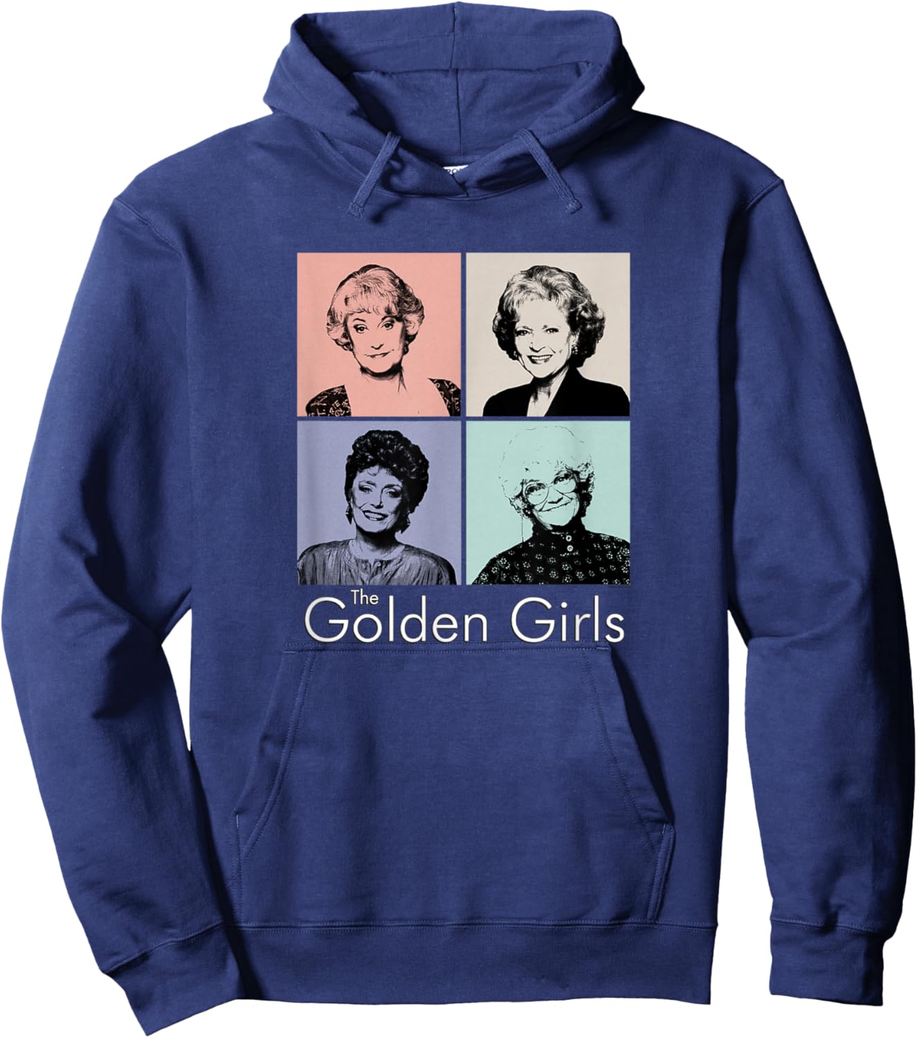 The Golden Girls - Color Block Group Hoodie - Hoodie | Navy