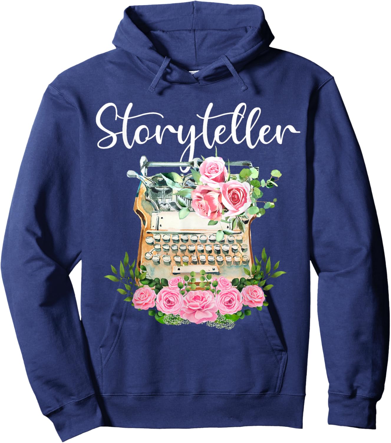 Storyteller Writer Journalist Blogger Writing Hoodie - Hoodie | Navy