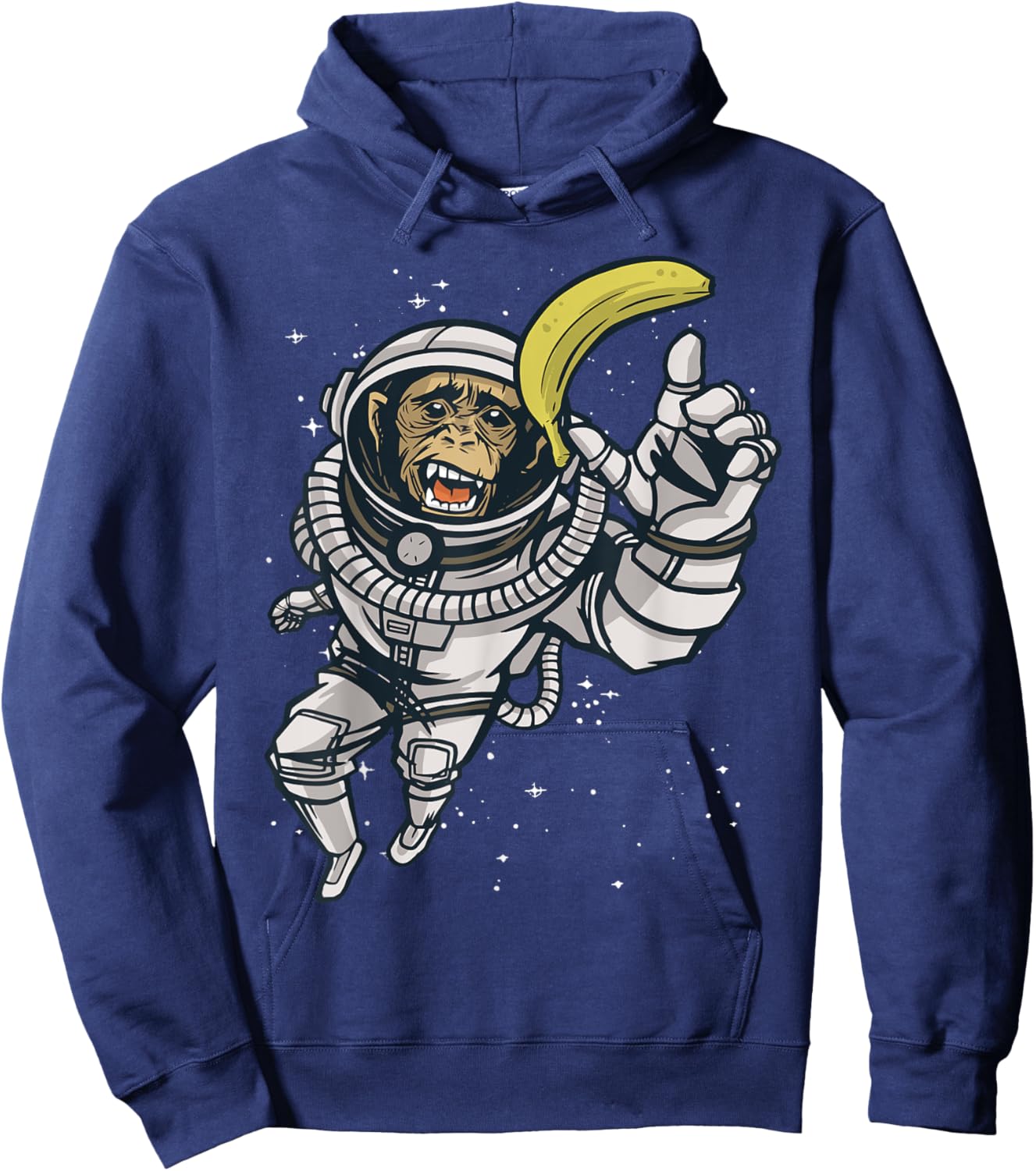 Astronaut Monkey - Space Travel Hoodie - Hoodie | Navy