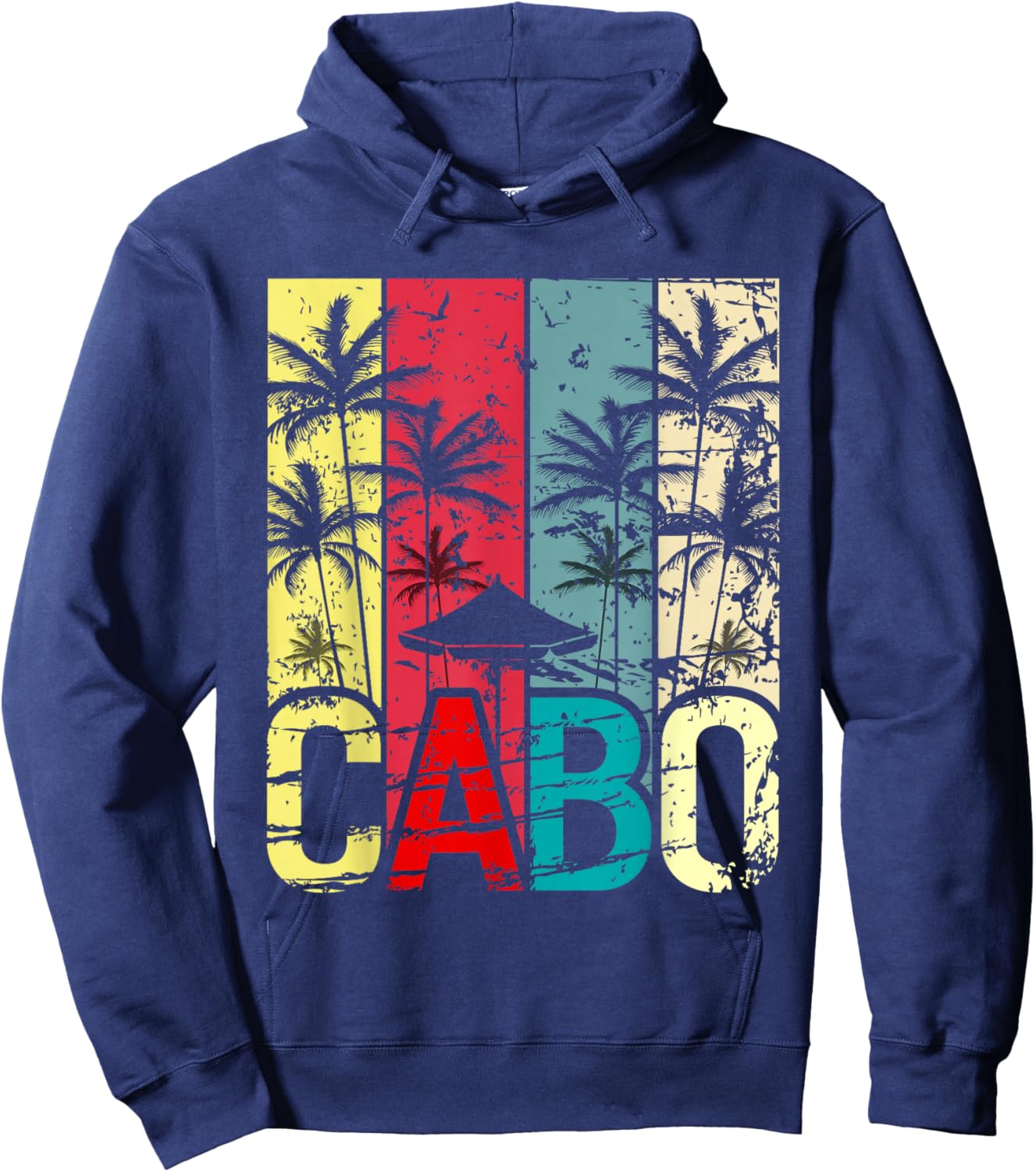 Retro Cabo San Lucas Cabo Mexico Souvenirs Hoodie - Hoodie | Navy