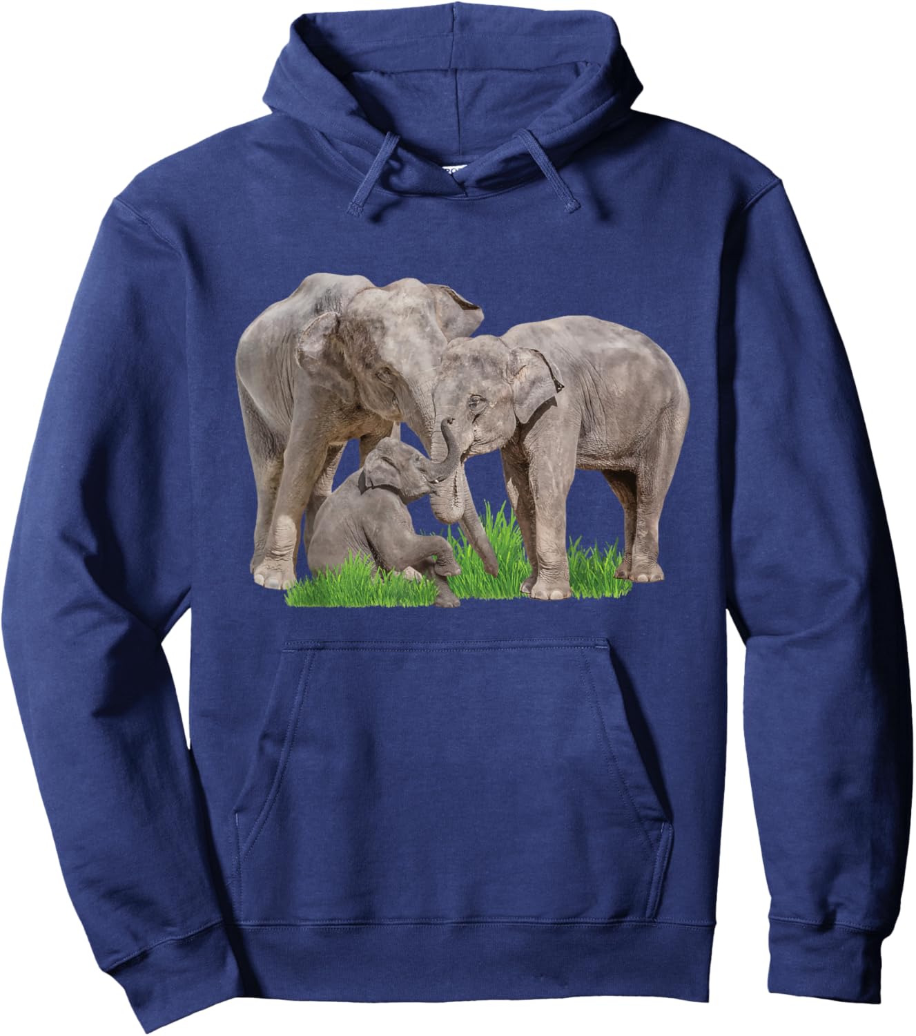 Elephant Family - Zookeeper Zoologist Wildlife Safari Lover Hoodie - Hoodie | Navy
