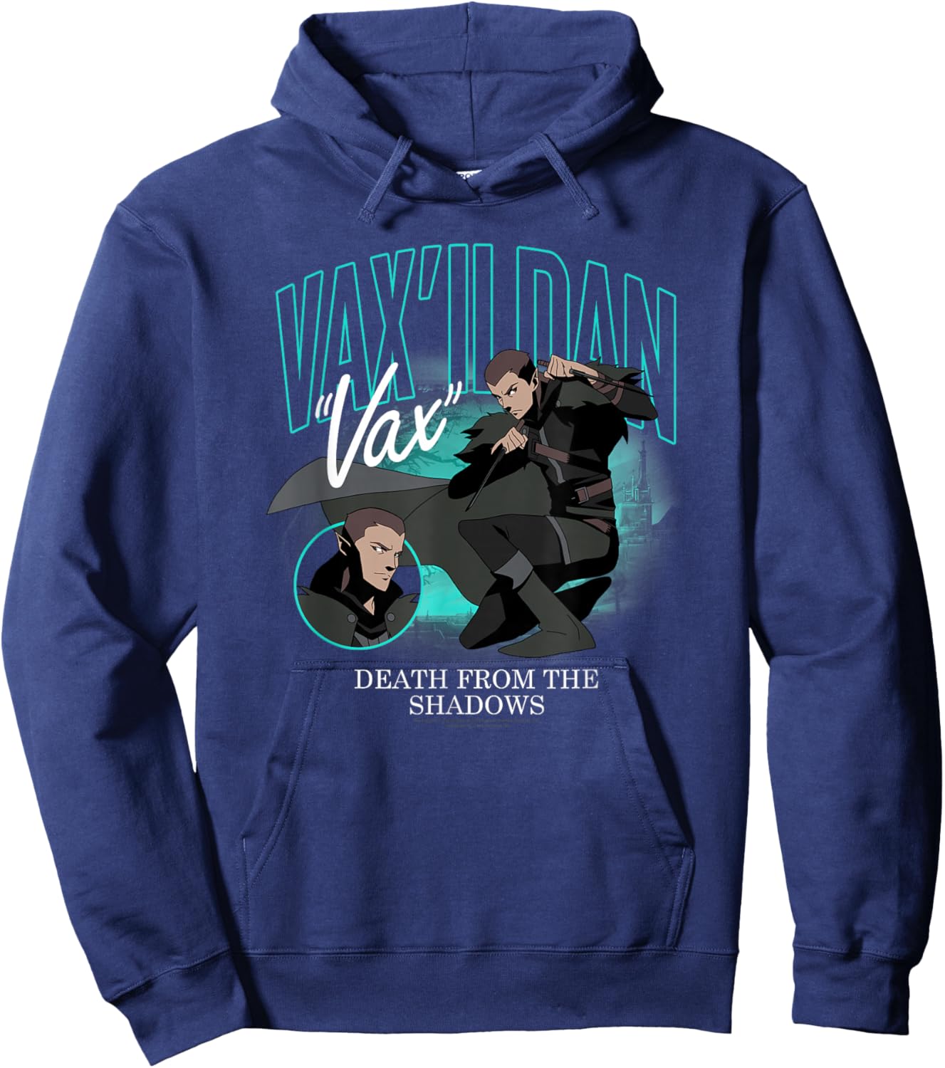 The Legend of Vox Machina Vax’ildan Small Hoodie - Hoodie | Navy