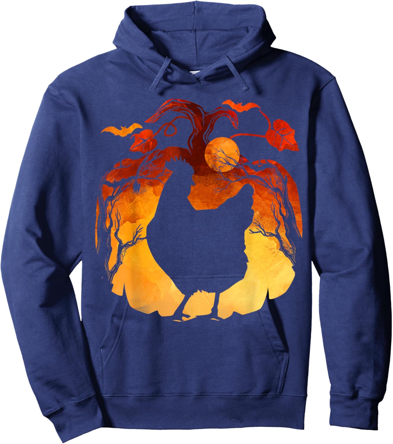 Fall Season Halloween Chicken Costume Hoodie - Hoodie | Navy
