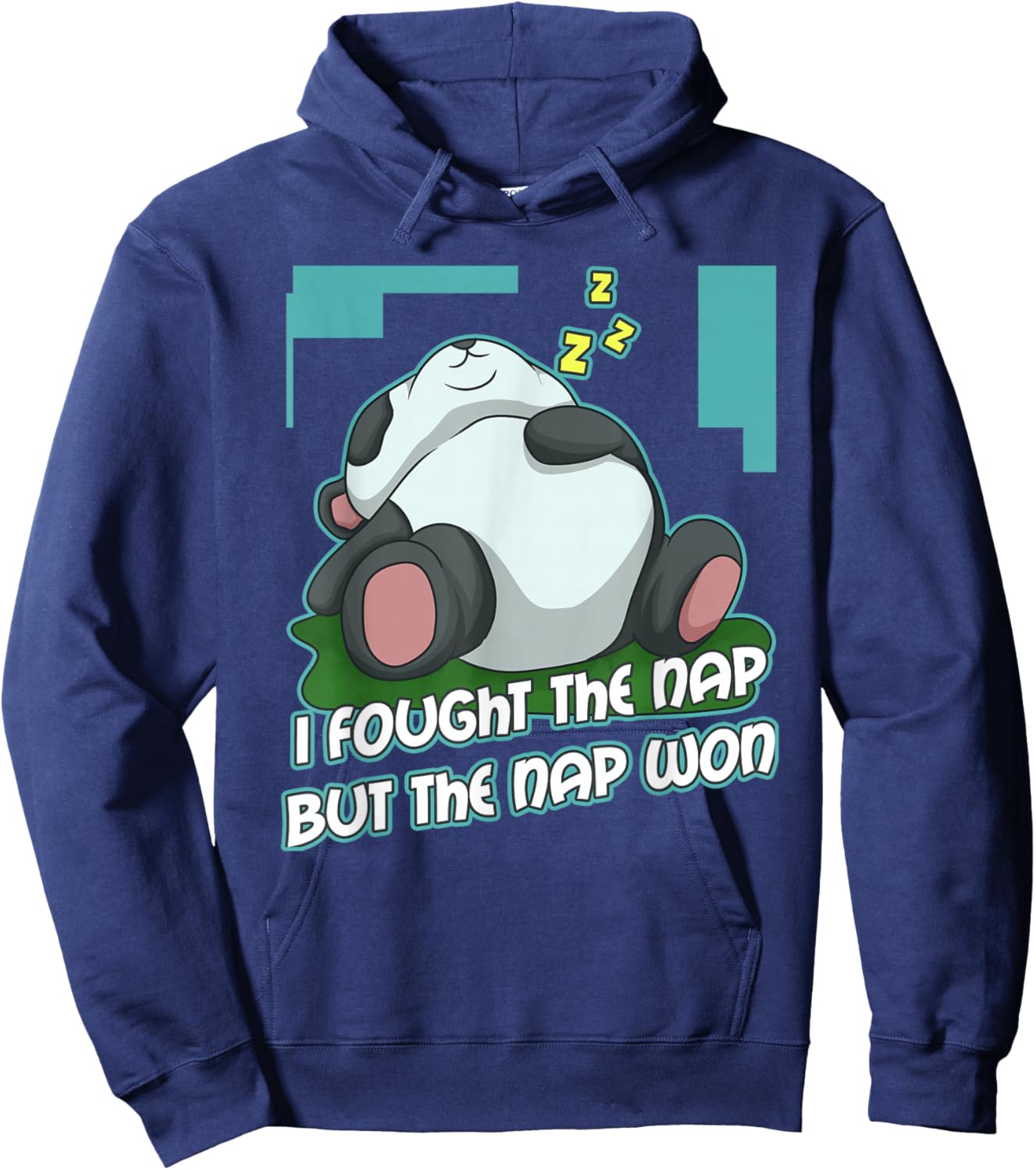 I Fought The Nap But The Nap Won Hoodie - Hoodie | Navy