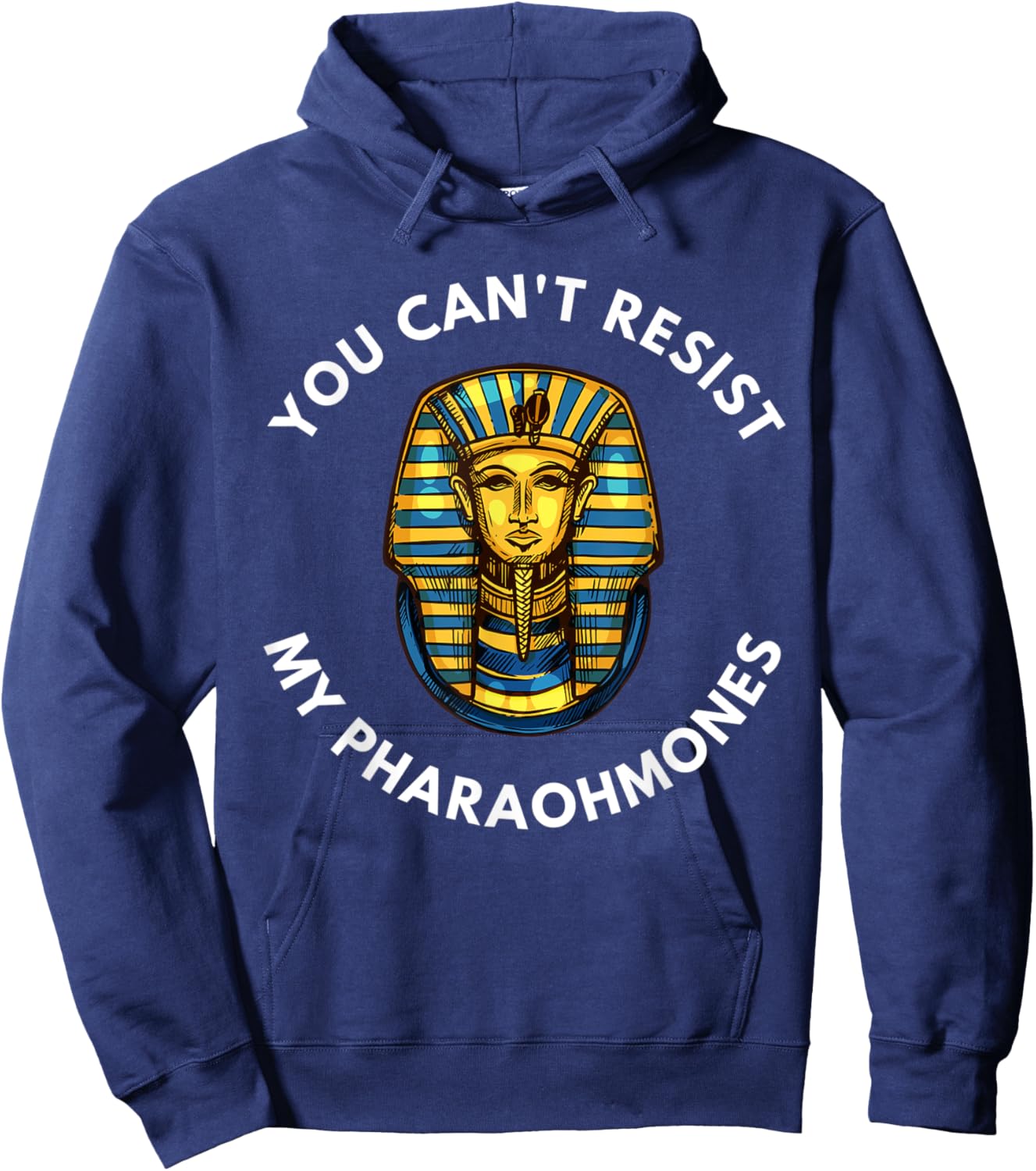 Funny Egyptian You Can't Resist My Pharaohmones Pharaoh Hoodie - Hoodie | Navy
