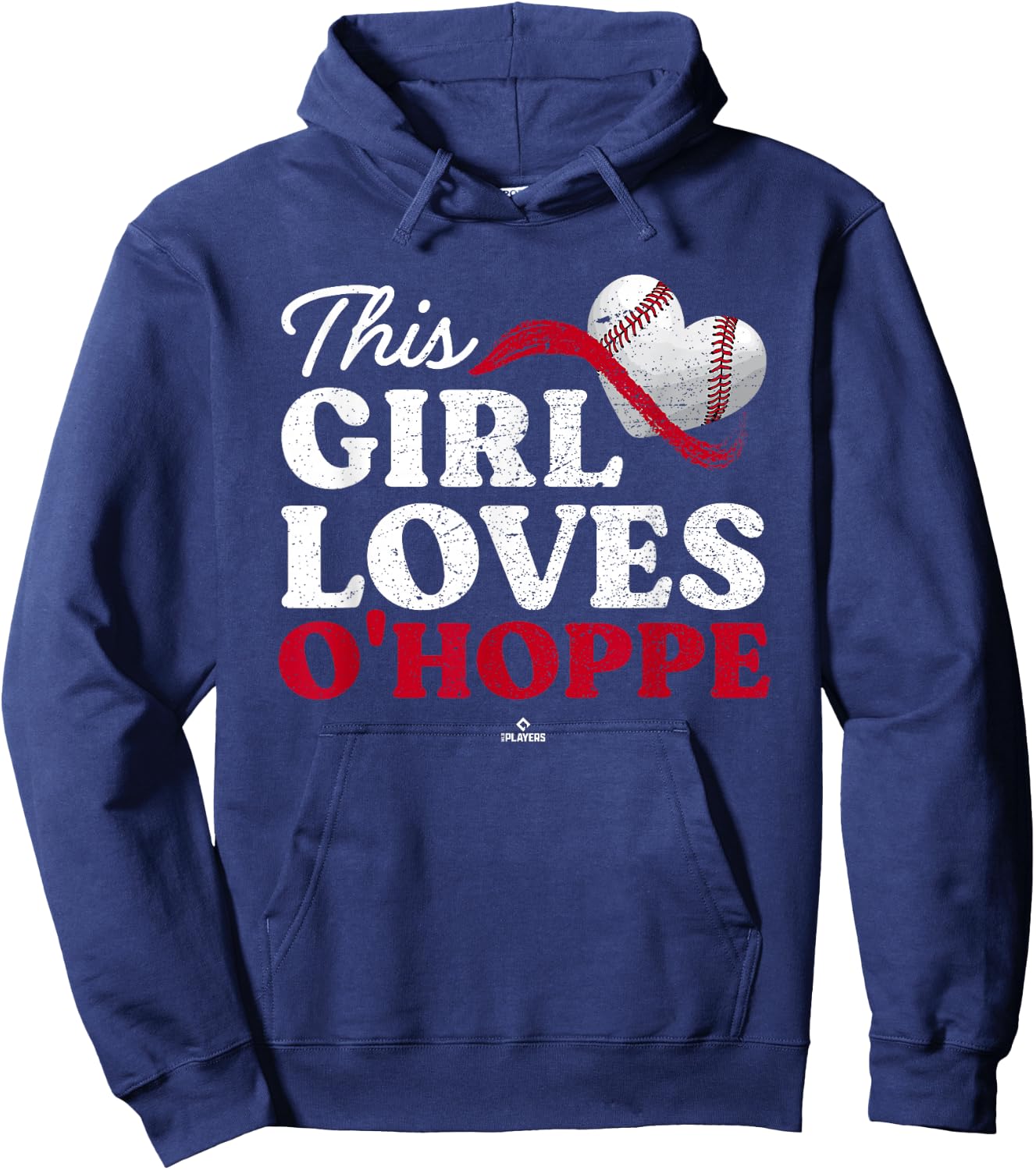 This Girl Loves Logan O Hoppe Los Angeles MLBPA Hoodie - Hoodie | Navy