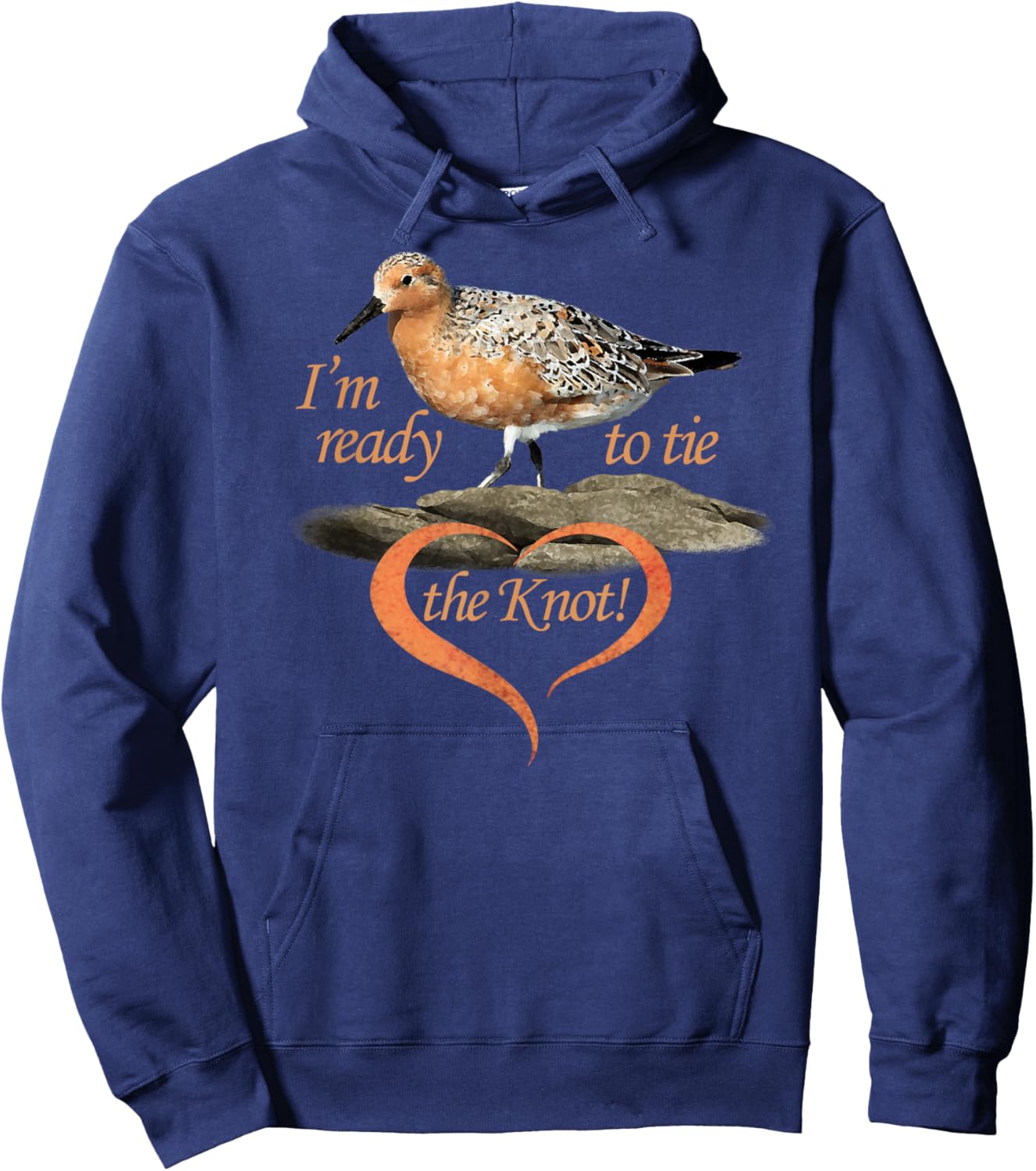 I'm ready to tie the KNOT. Shorebird. Hoodie - Hoodie | Navy