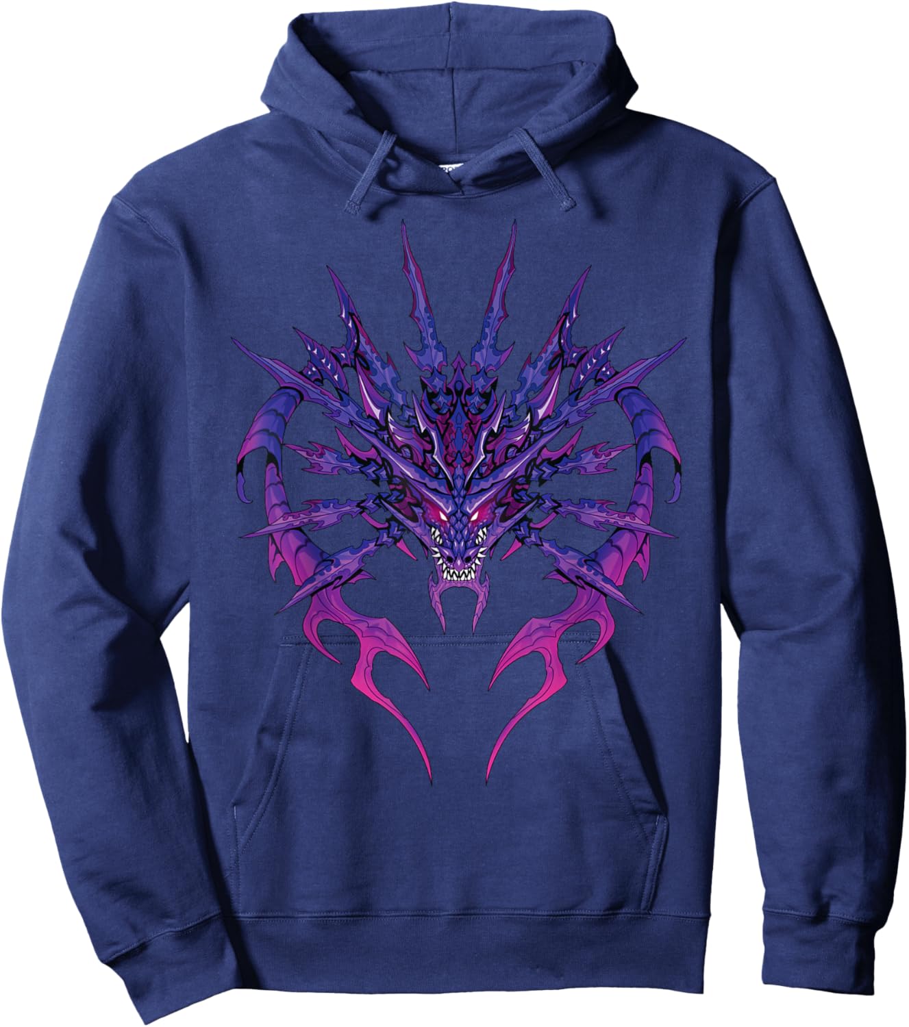 Purple sword dragon Hoodie - Hoodie | Navy